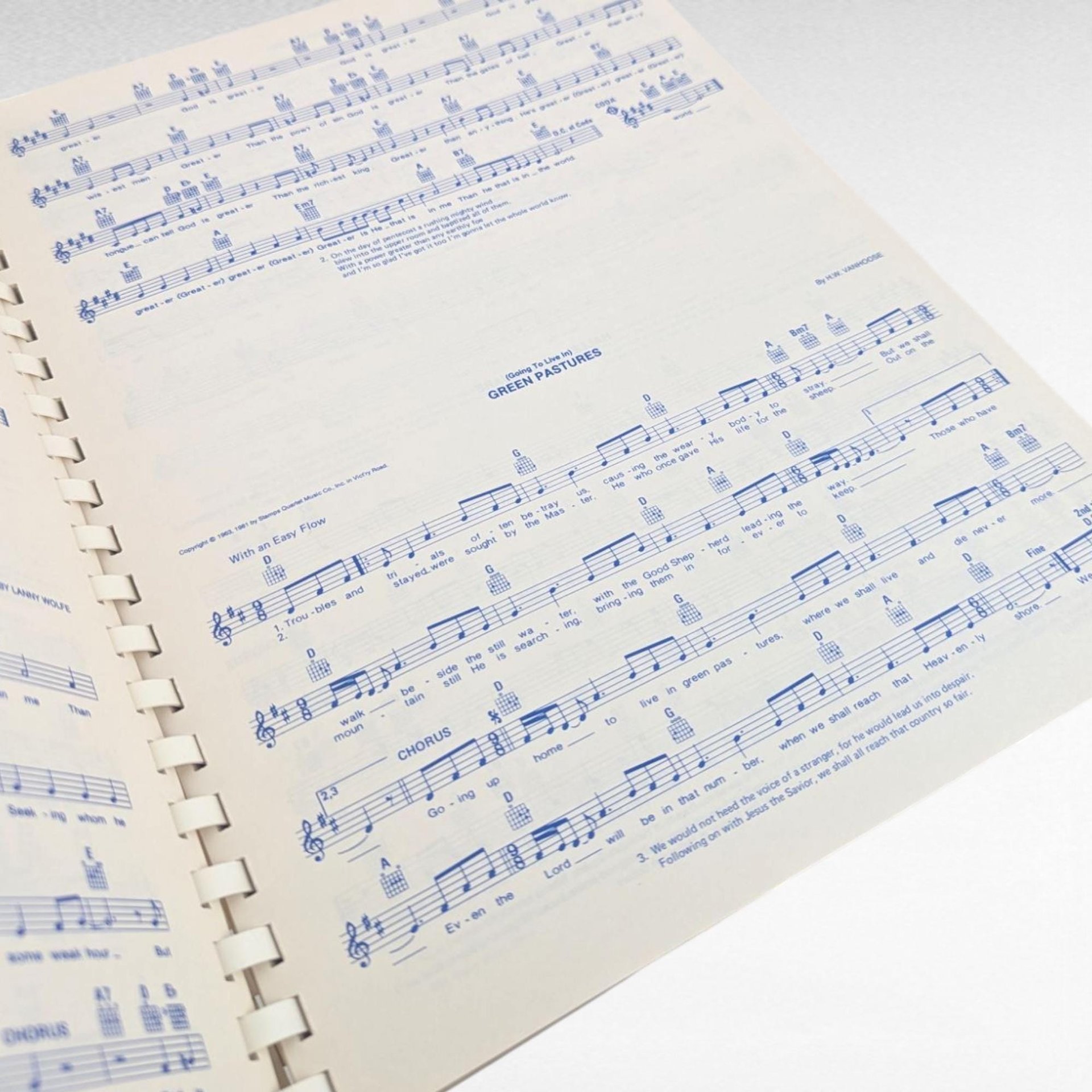 1983 Gospel Songbook, Vintage Christian Music, Over 500 Songs, Gift for Church Musician