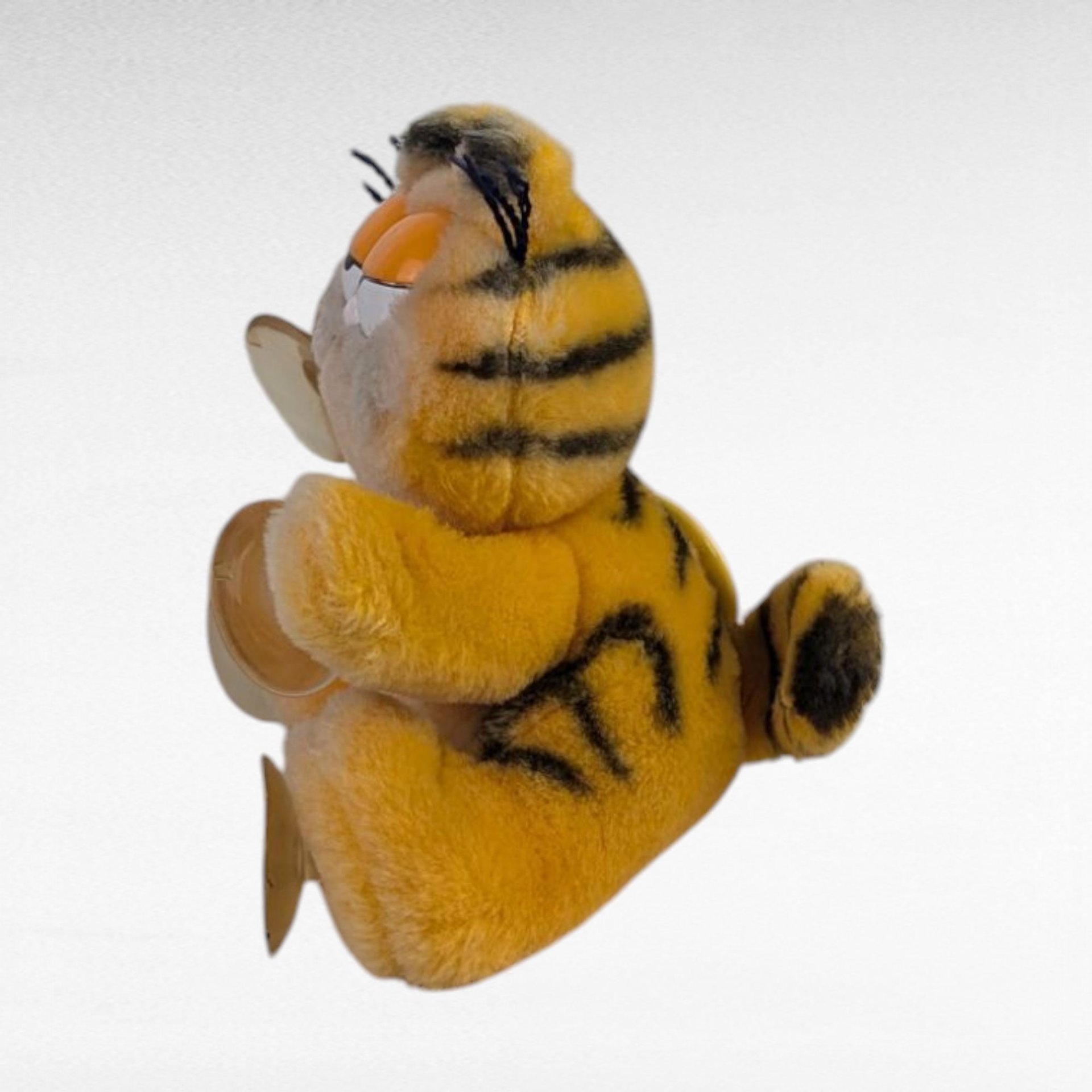 1981 Dakin Garfield Plush Window Clinger, Vintage Cartoon Cat Decor, I'm Climbing the Walls for You, Nostalgic Toy