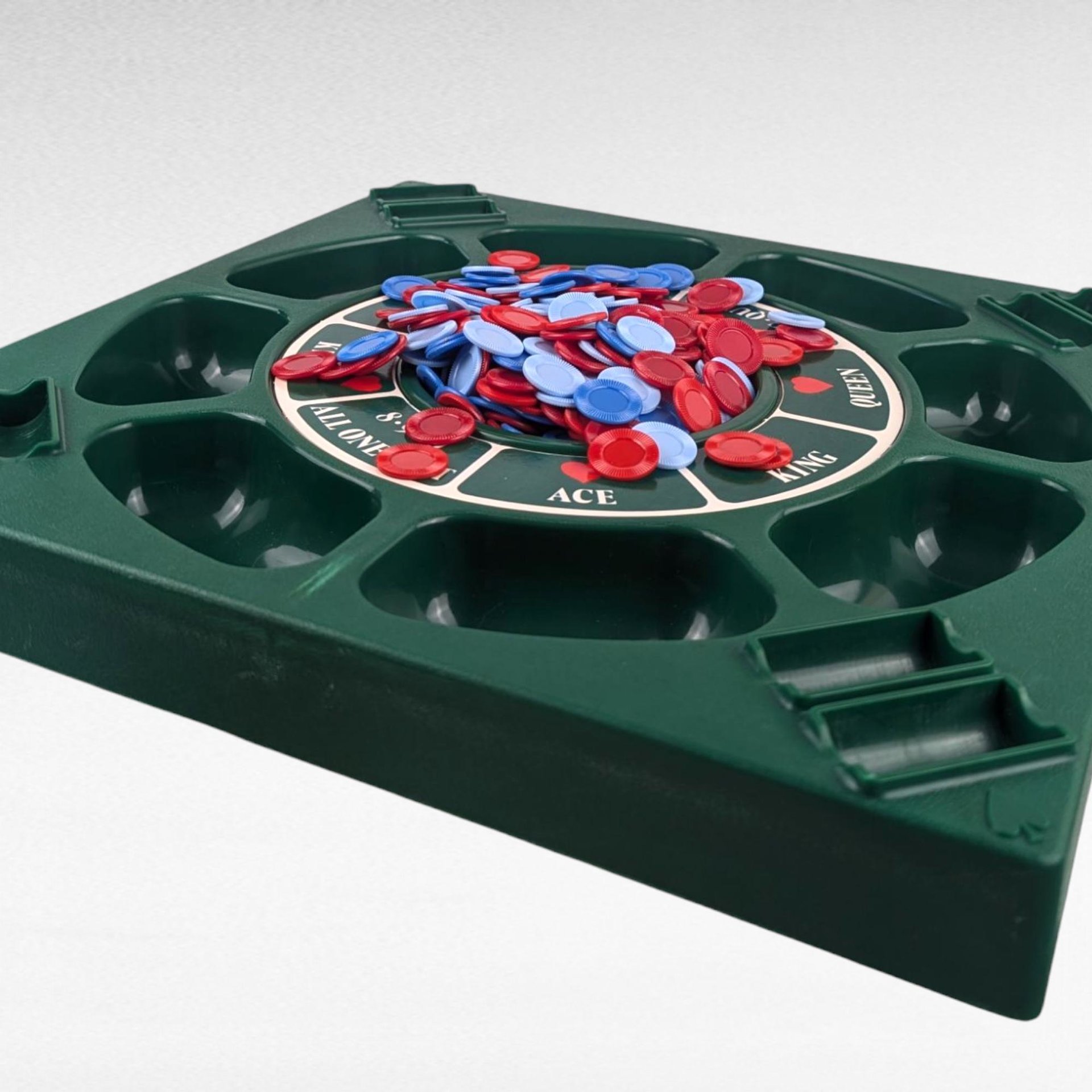 1976 Turntable Tripoley, Elite Edition, Cadaco, Rotating Board Game, Vintage Card Game, Gift for Game Night