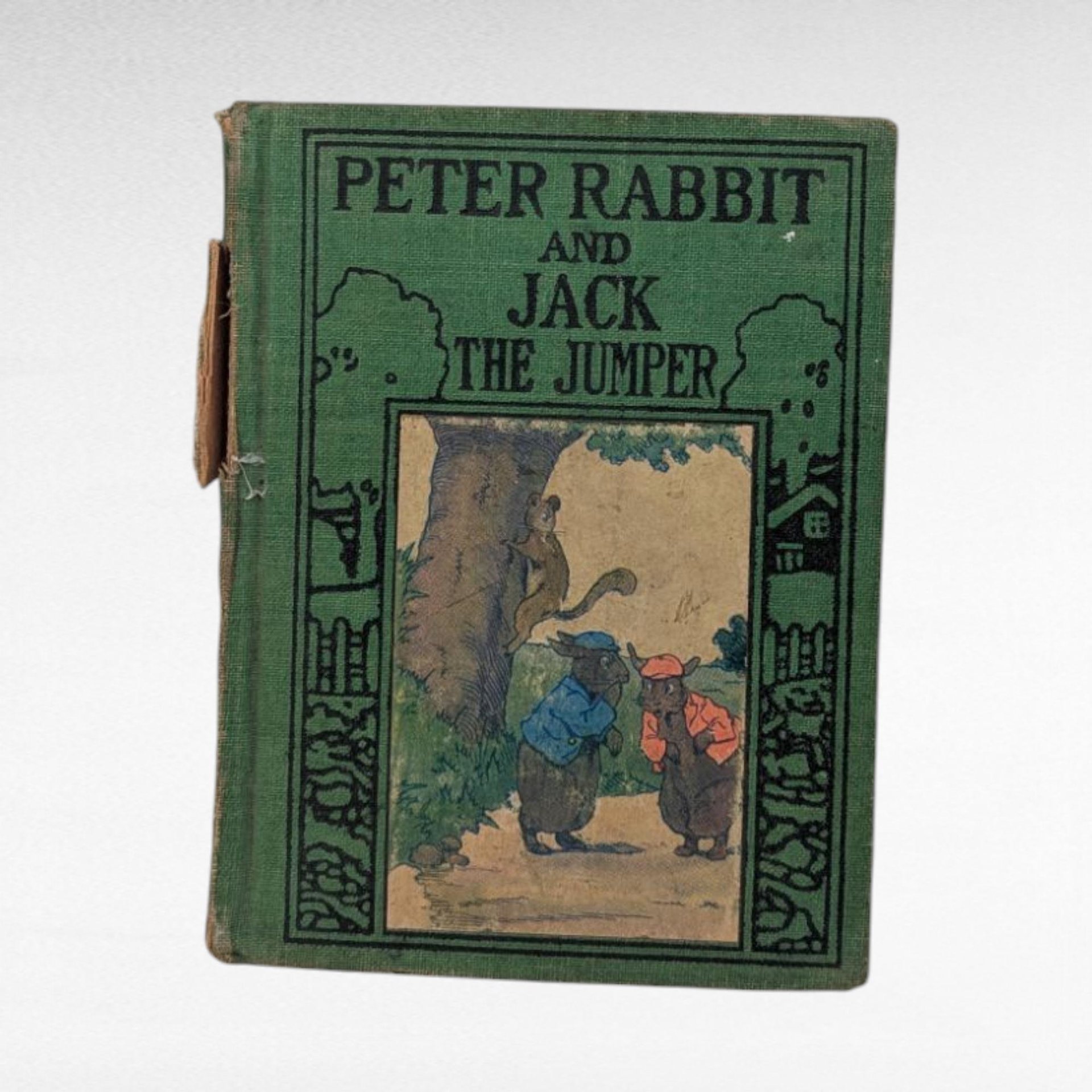 1935 Peter Rabbit Jack the Jumper, Linda Stevens Almond, Illustrated Vintage, Childrens Book, Hardcover