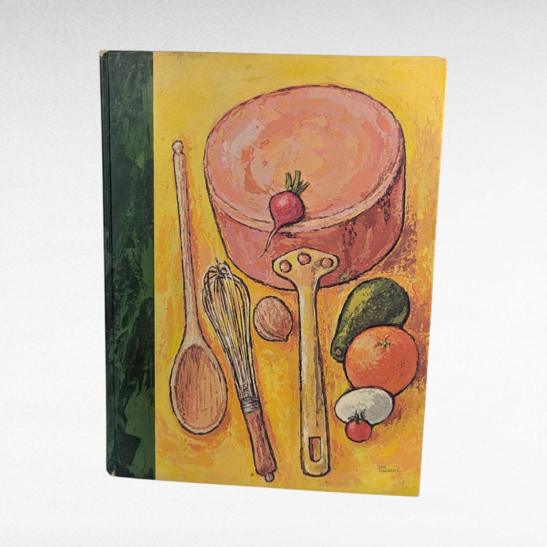 Vintage 1960 The Sunset Cook Book, Mid Century Illustrated Hardcover, California Cooking Recipes, MCM Kitchen Decor, Collector Cookbook Gift