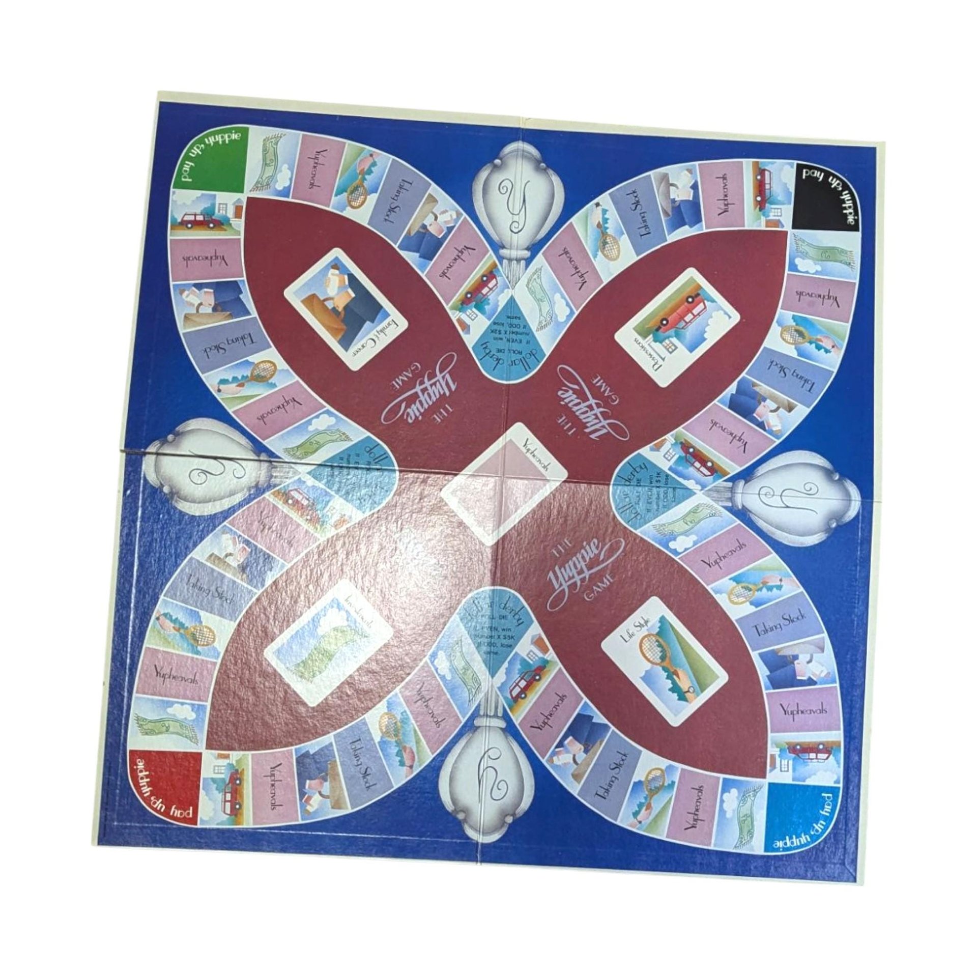 Vintage 1985 Waddingtons The Yuppie Game Complete Retro Board Game for Upwardly Mobile Adults