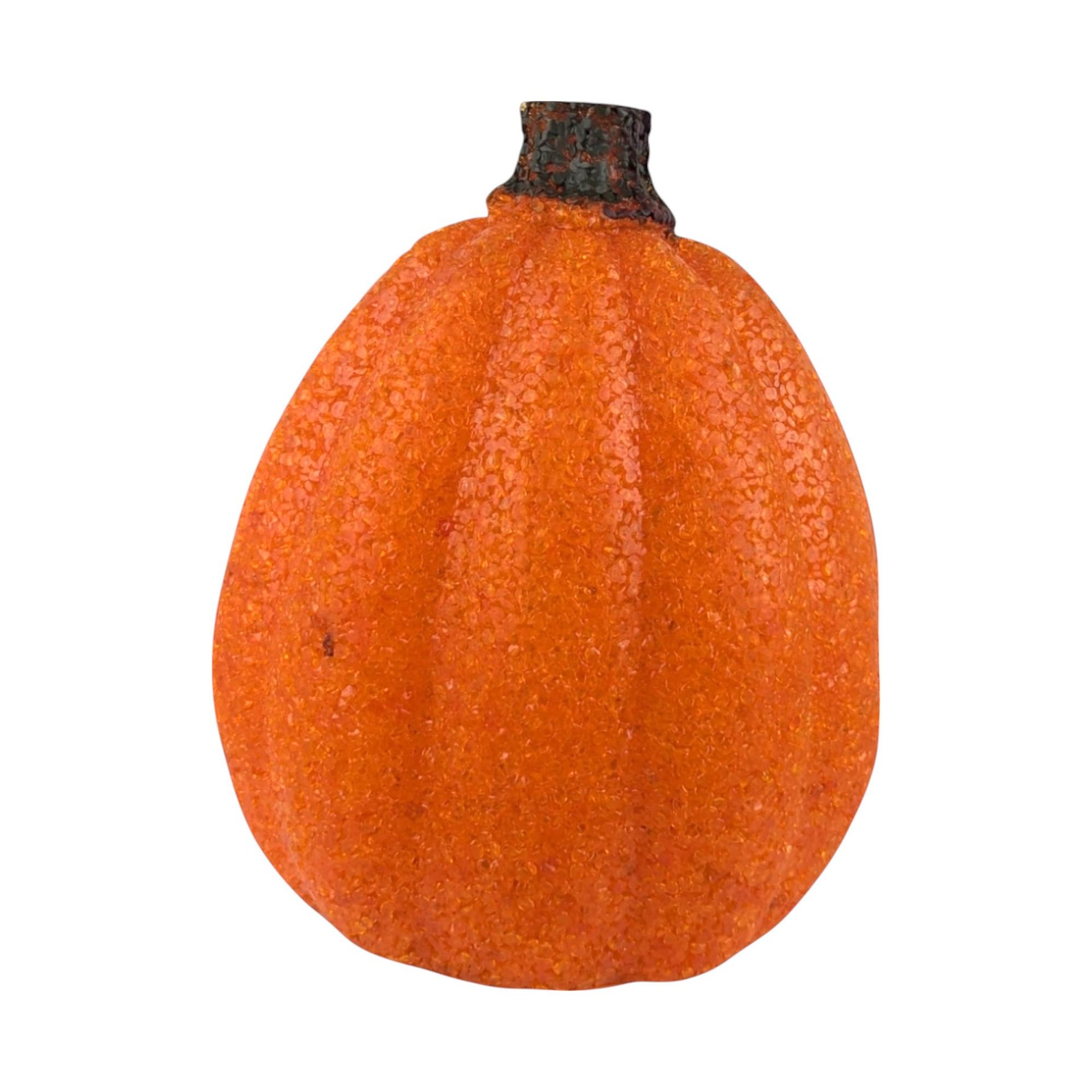 Vintage Popcorn Melted Plastic Light Up Jack O'Lantern, 10" Halloween Decoration, Retro Holiday Decor, Spooky Gift