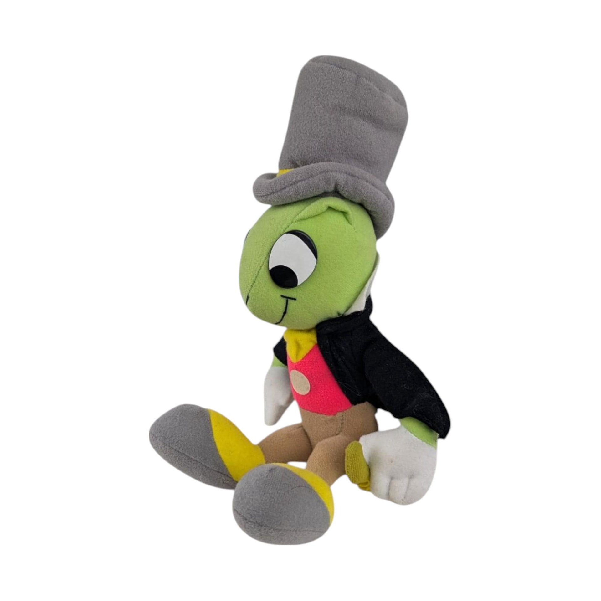 Vintage Walt Disney Jiminy Cricket Plush Toy, 10" Sitting Plush, Classic Disney Collectible, Gift for Disney Fans