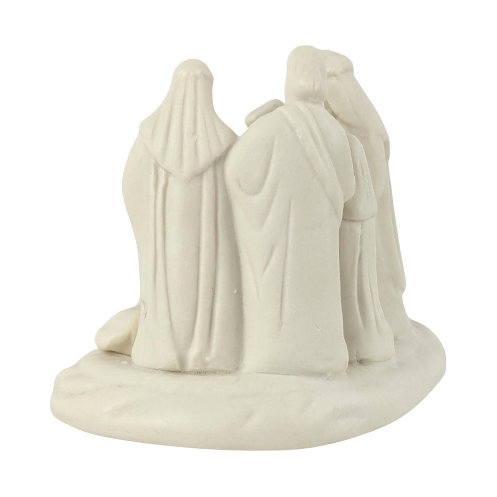 1998 Hermitage Pottery Nativity Figurine, Jade Porcelain Christmas Decor, Vintage Holiday Gift