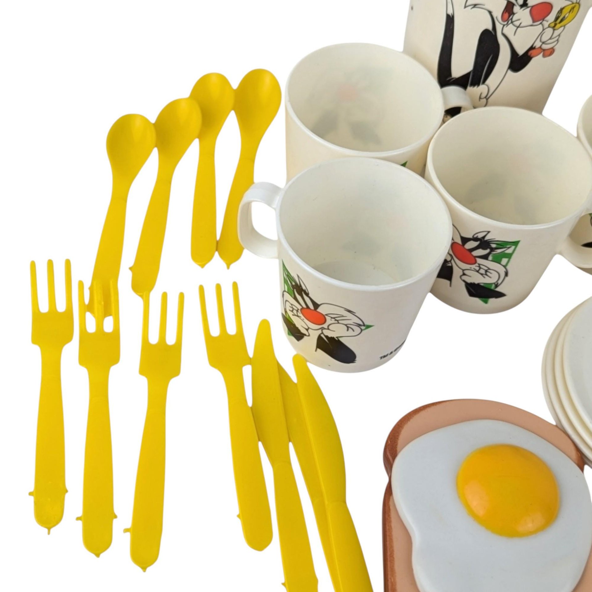 Vintage Looney Tunes Sylvester Play Set: 1996 Chilton Pretend Play