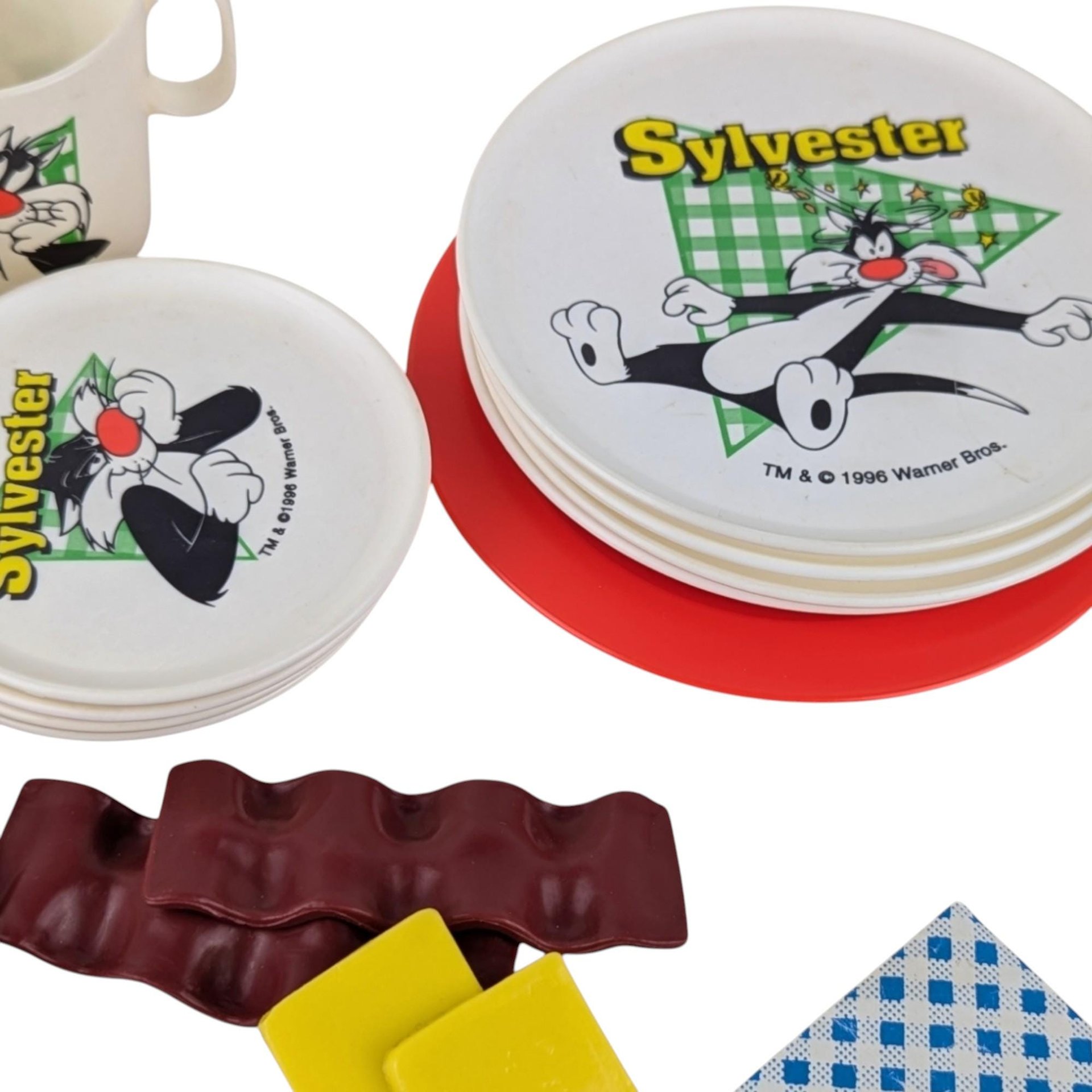 Vintage Looney Tunes Sylvester Play Set: 1996 Chilton Pretend Play