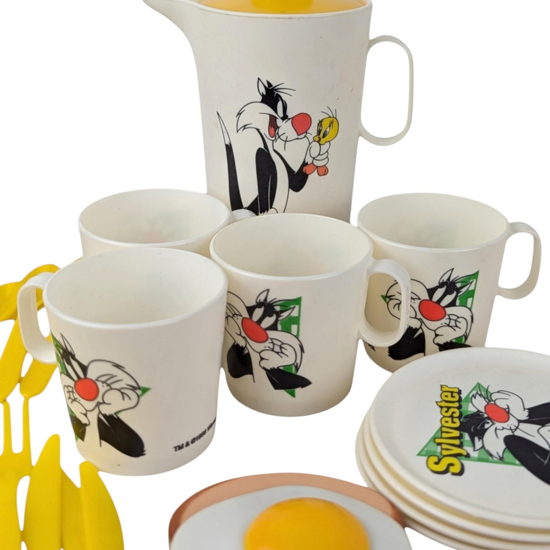 Vintage Looney Tunes Sylvester Play Set: 1996 Chilton Pretend Play