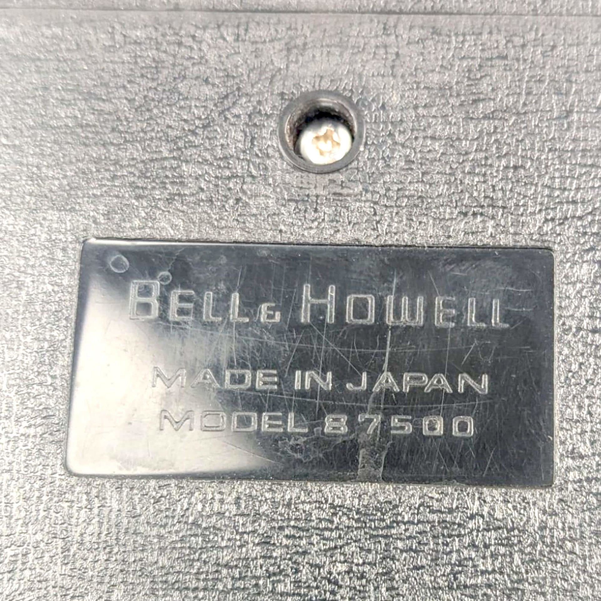Vintage Bell & Howell Cassette Recorder Player, 1970s Solid State Portable Audio with Woodgrain Finish, Film and Stage Prop
