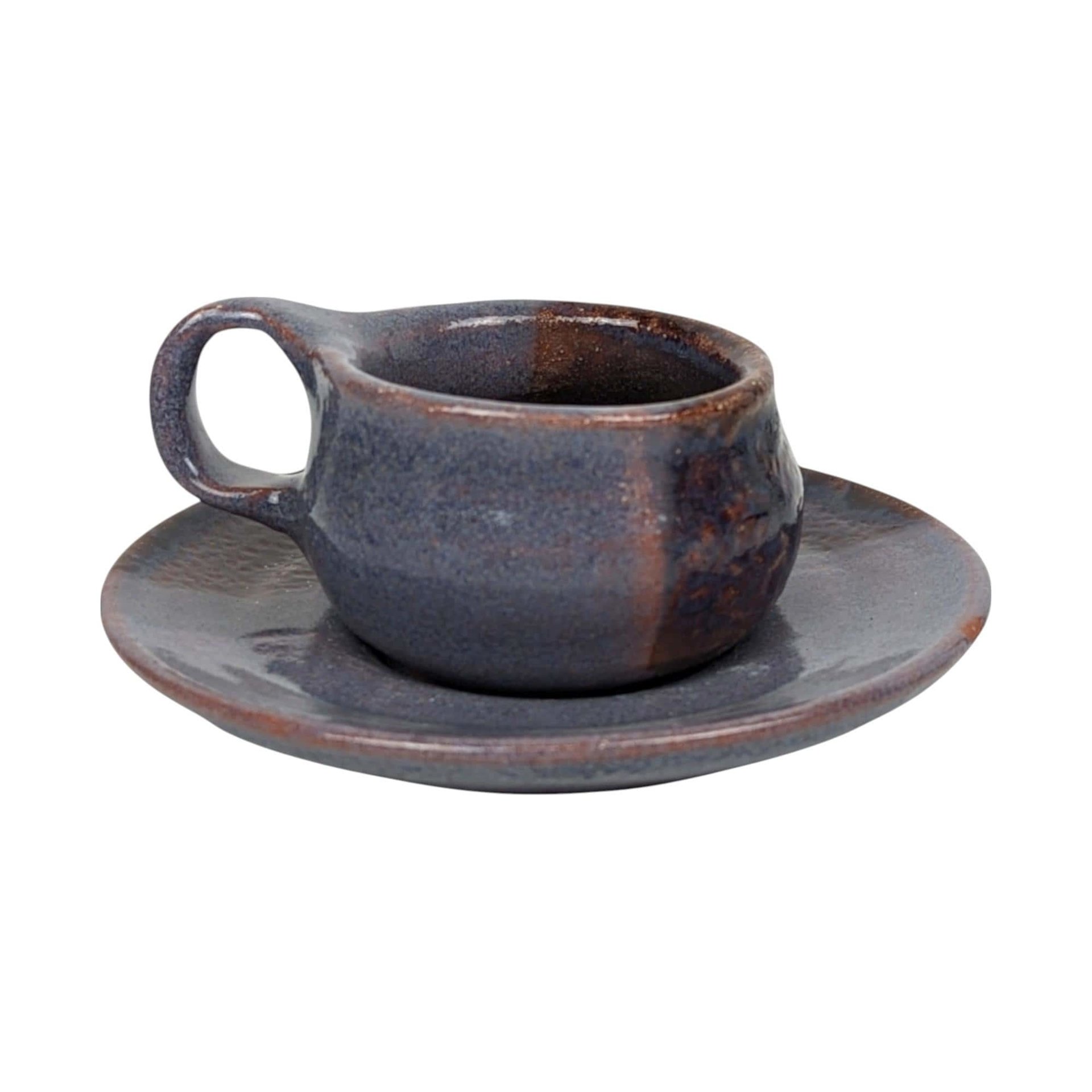 Vintage Handmade Pottery Collection, Cookie Monster Mug, Signed Mugs, Studio Bowl, Cup and Saucer Set, Gift for Collector