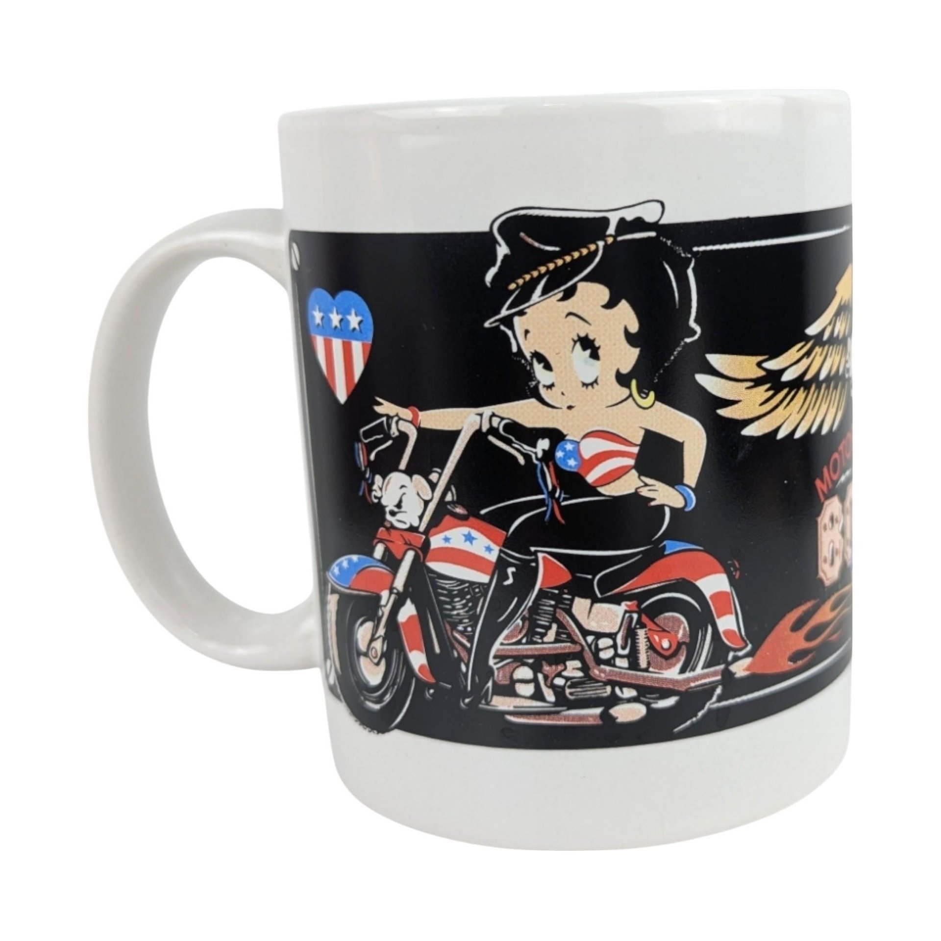 Vintage Betty Boop Lot - Motorcycle Mug, Nurse Plush, Angel Doll, Birthday Betty - Collectible