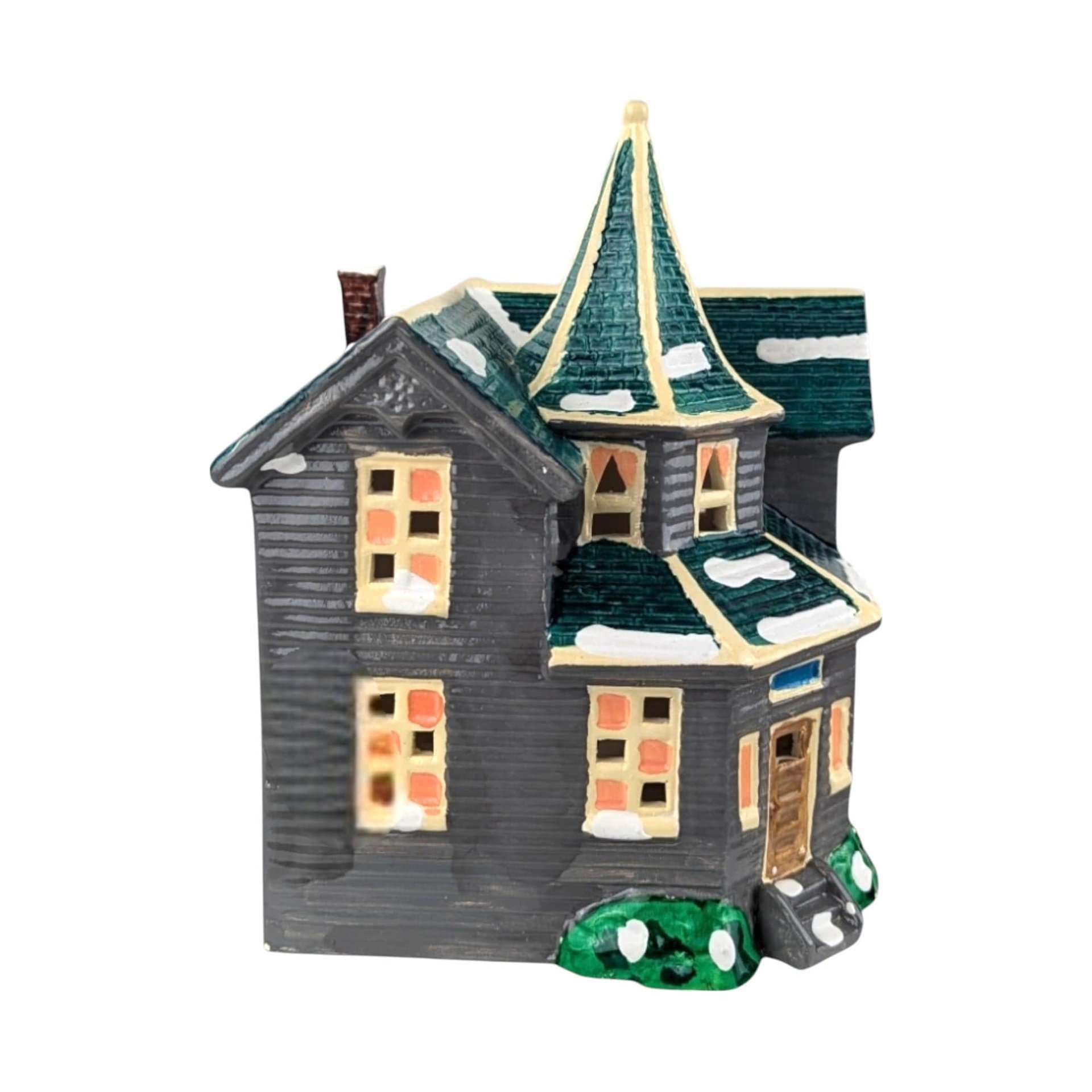 1985 Department 56 Snow Village Bayport House, Vintage Christmas Village Collectible, Holiday Decor Gift