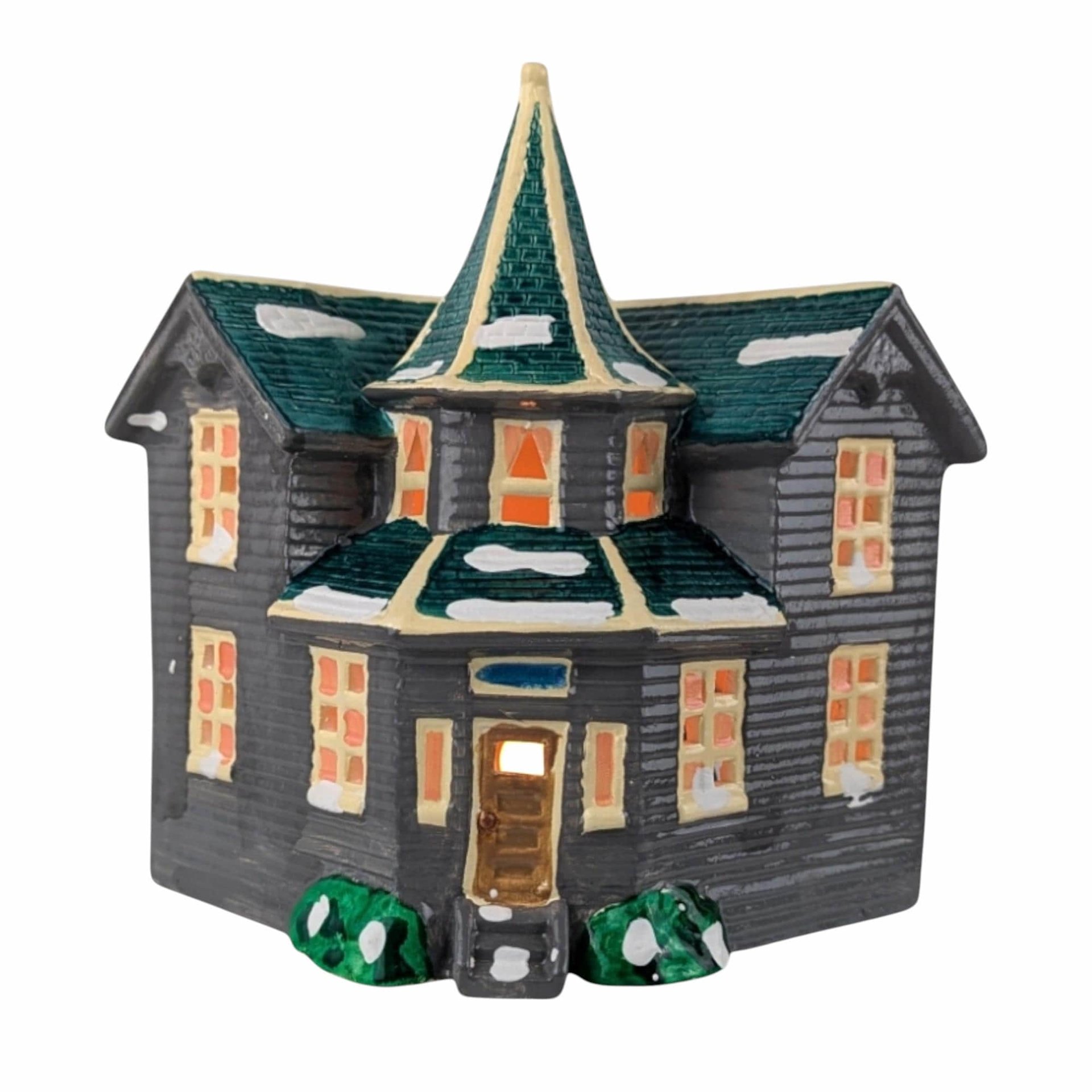 1985 Department 56 Snow Village Bayport House, Vintage Christmas Village Collectible, Holiday Decor Gift