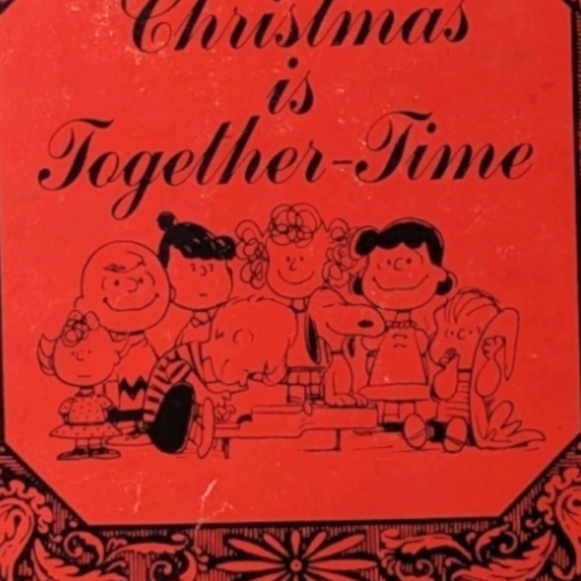 1964 Peanuts Christmas is Together Time Book, Vintage Charles Schulz Book, Collectible Peanuts Book, Holiday Gift, Nostalgic Christmas