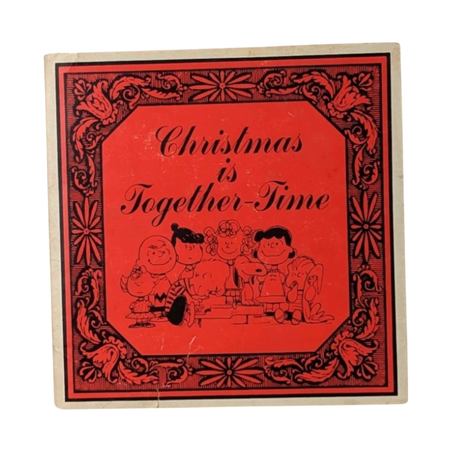 1964 Peanuts Christmas is Together Time Book, Vintage Charles Schulz Book, Collectible Peanuts Book, Holiday Gift, Nostalgic Christmas