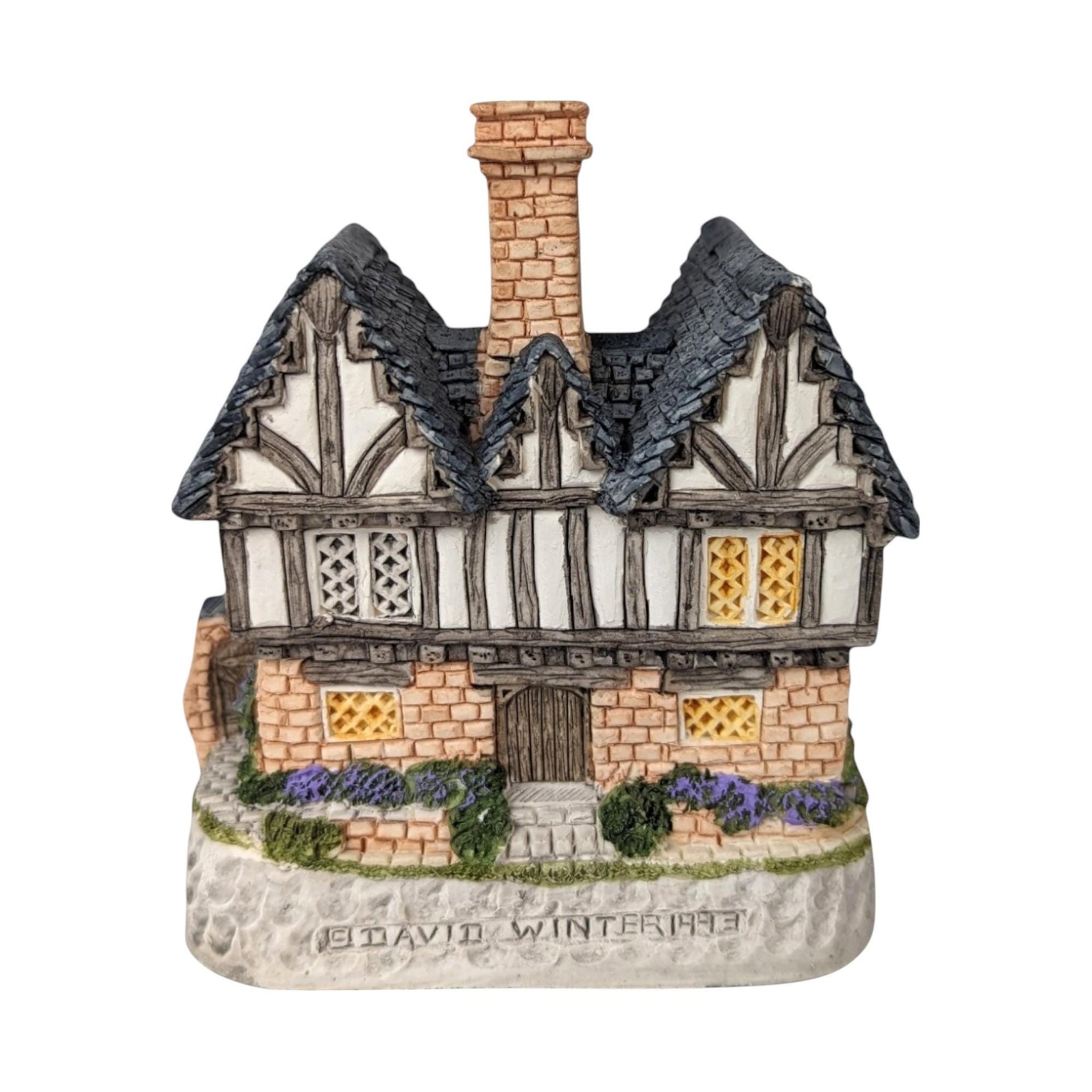 1993 David Winter Cottage "The Constabulary" | with COA and Original Box | Vintage Collectible