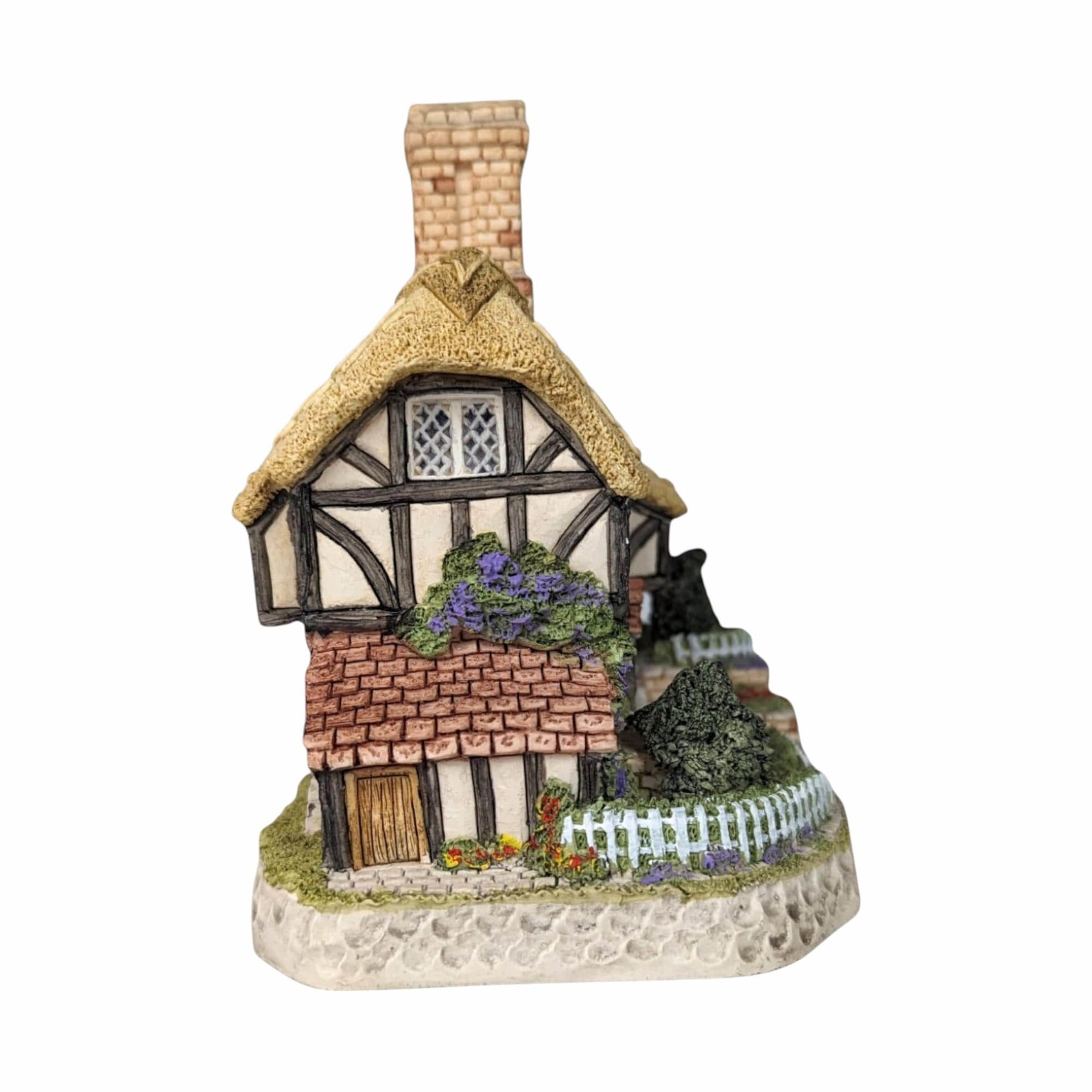 1993 David Winter Cottage "Plum Cottage" | with COA and Original Box | Vintage Collectible