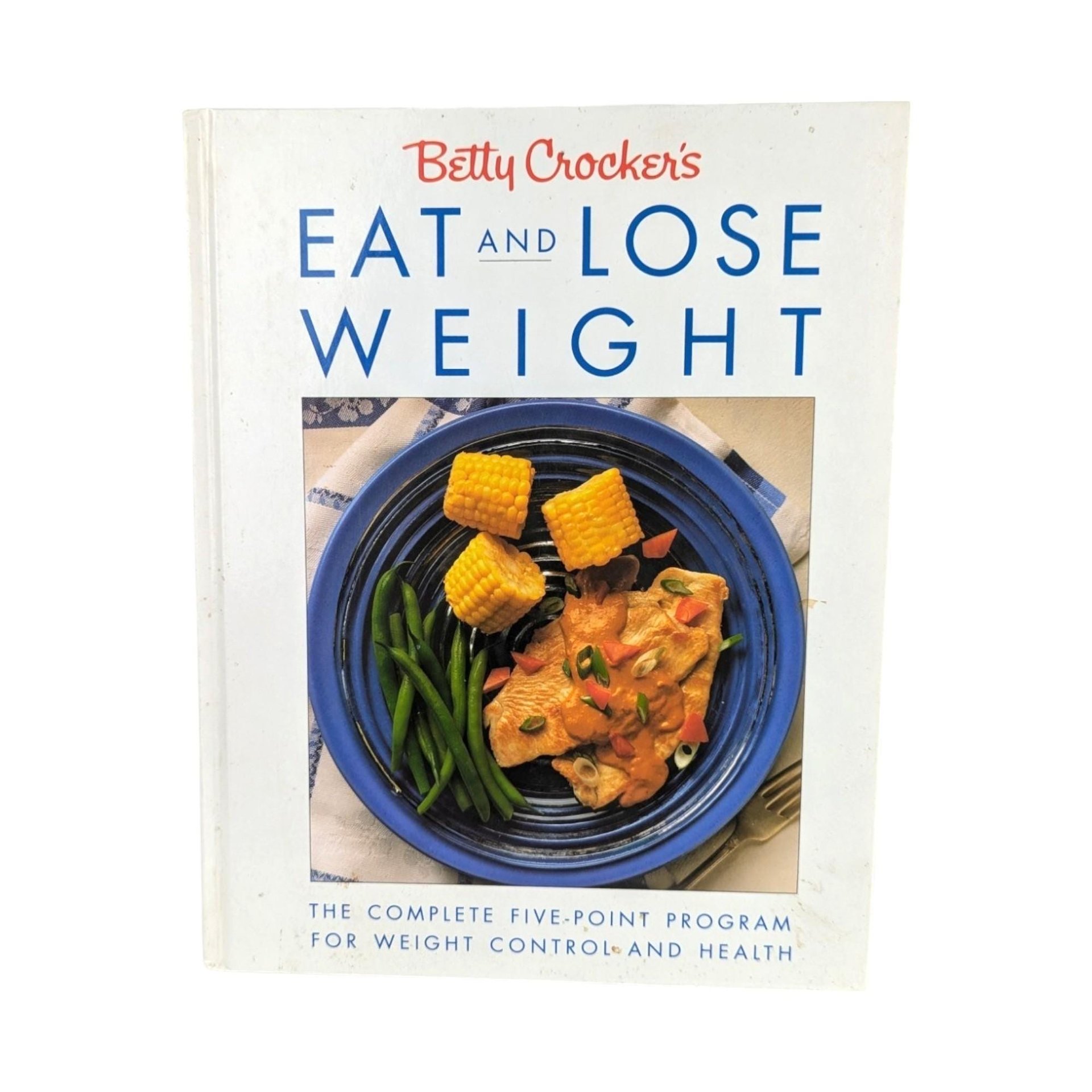 Vintage Betty Crocker Healthy Cookbook Trio, 1990 Eat & Lose Weight, 1998 Healthy New Choices, 1993 New Choices, Collectible Recipes