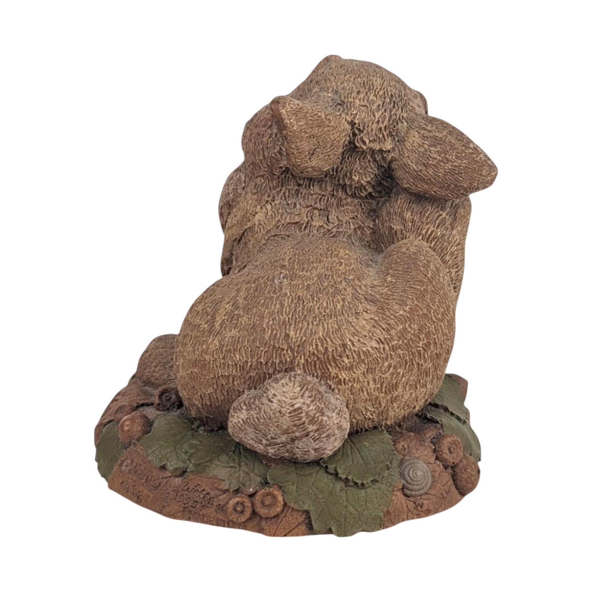 1995 Tim Wolfe "Twitch" Rabbit Figurine | Cairn Studios | Collectible Animal Figurine | Whimsical Rabbit Decor