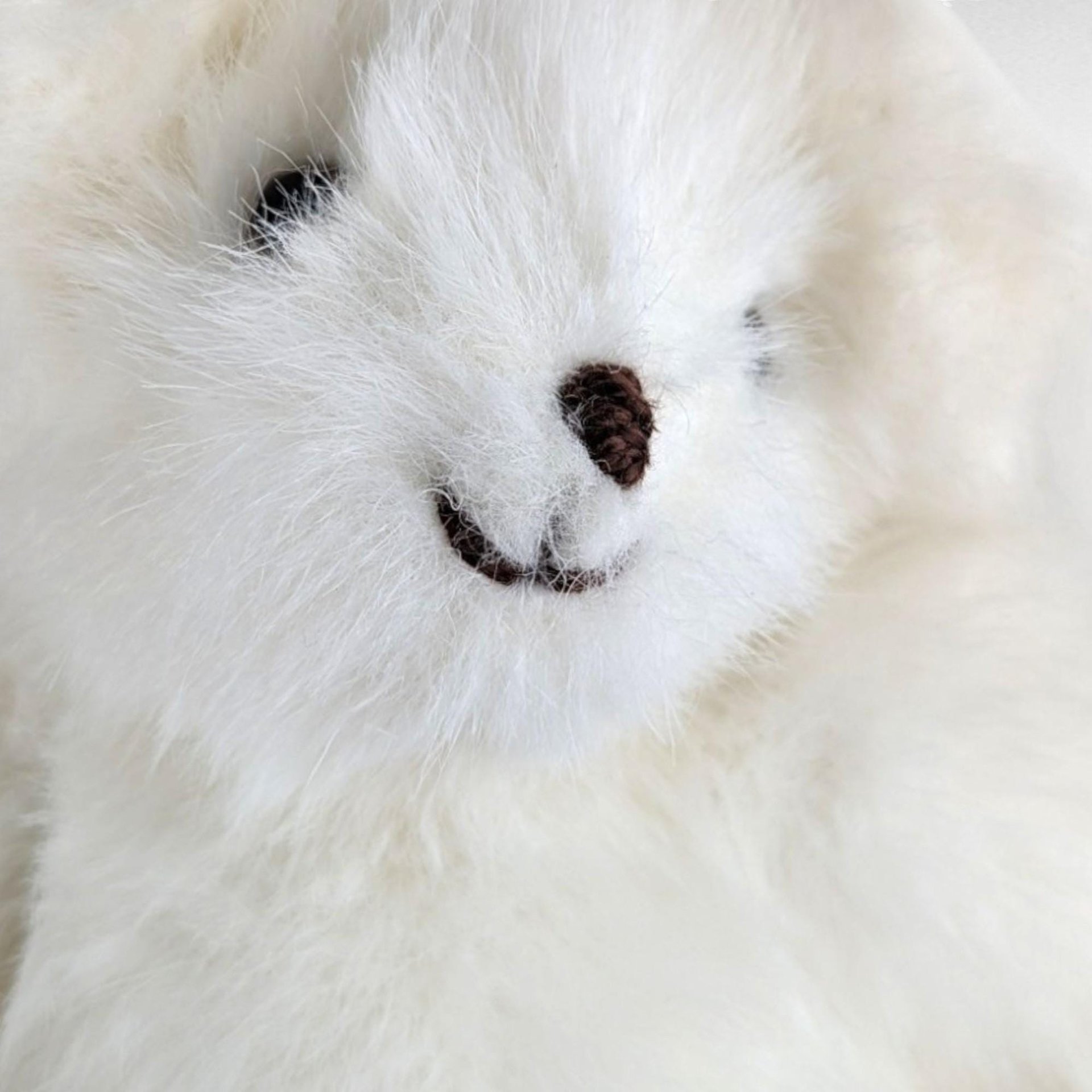 Vintage White Teddy Bears, Joan Chesney Jointed Bear, Berkeley Designs Floral Bear, Collectible Plush Toys, Gift for Collector