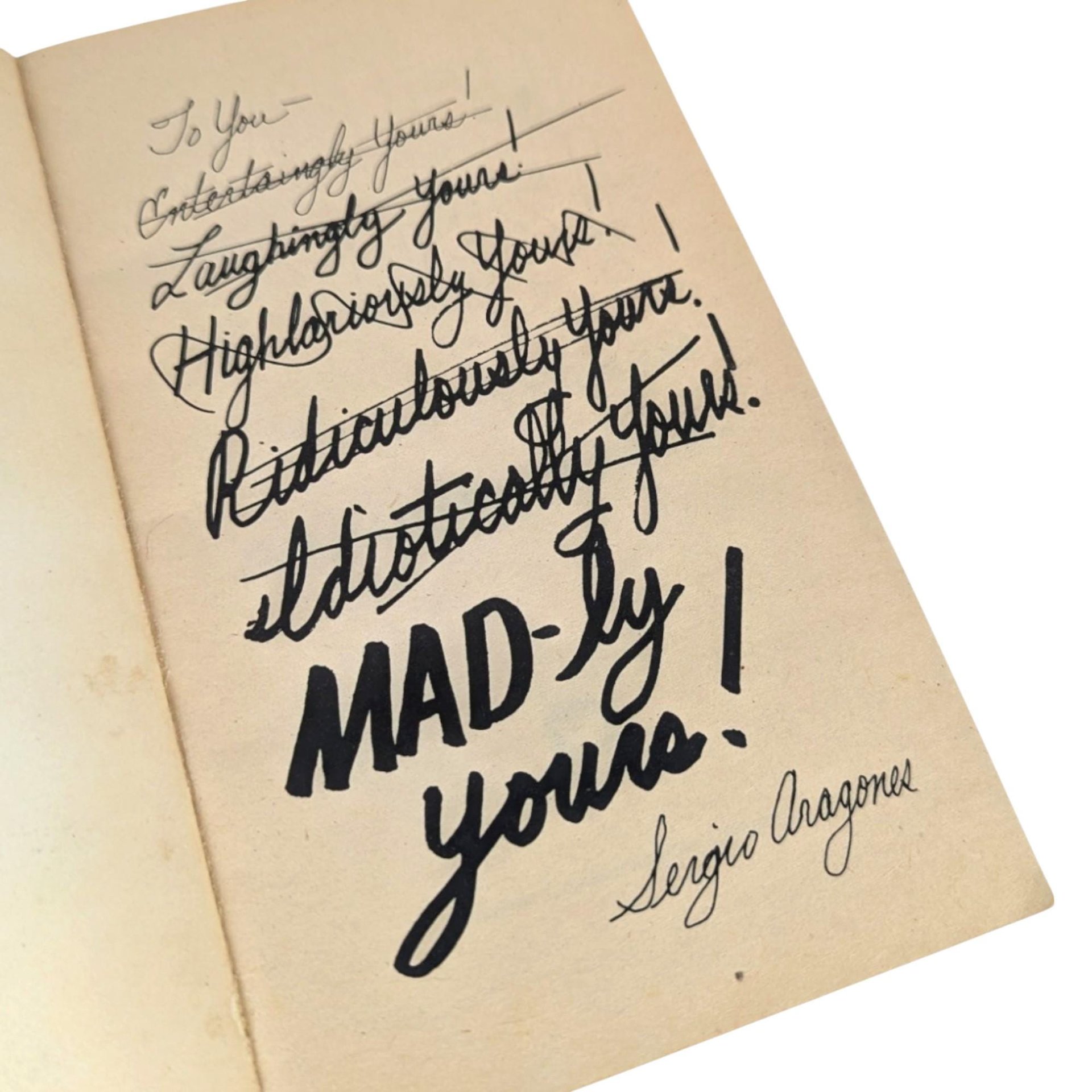 Vintage Mad Magazine Lot, Mad-ly Yours Sergio Aragones, Inside Mad, Humor, Satire, Comic Books, Collectible Magazines, Gift for Mad Fan