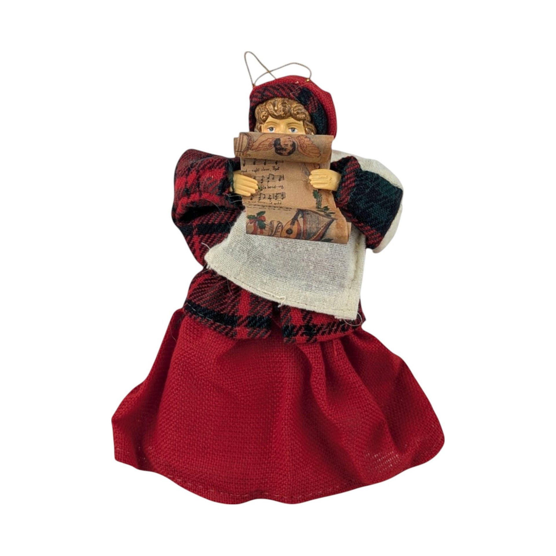 Vintage Christmas Ornament: Doll Head Caroler, Angel, Dept. 56 Santa, Elf - Holiday Decor, Your Choice