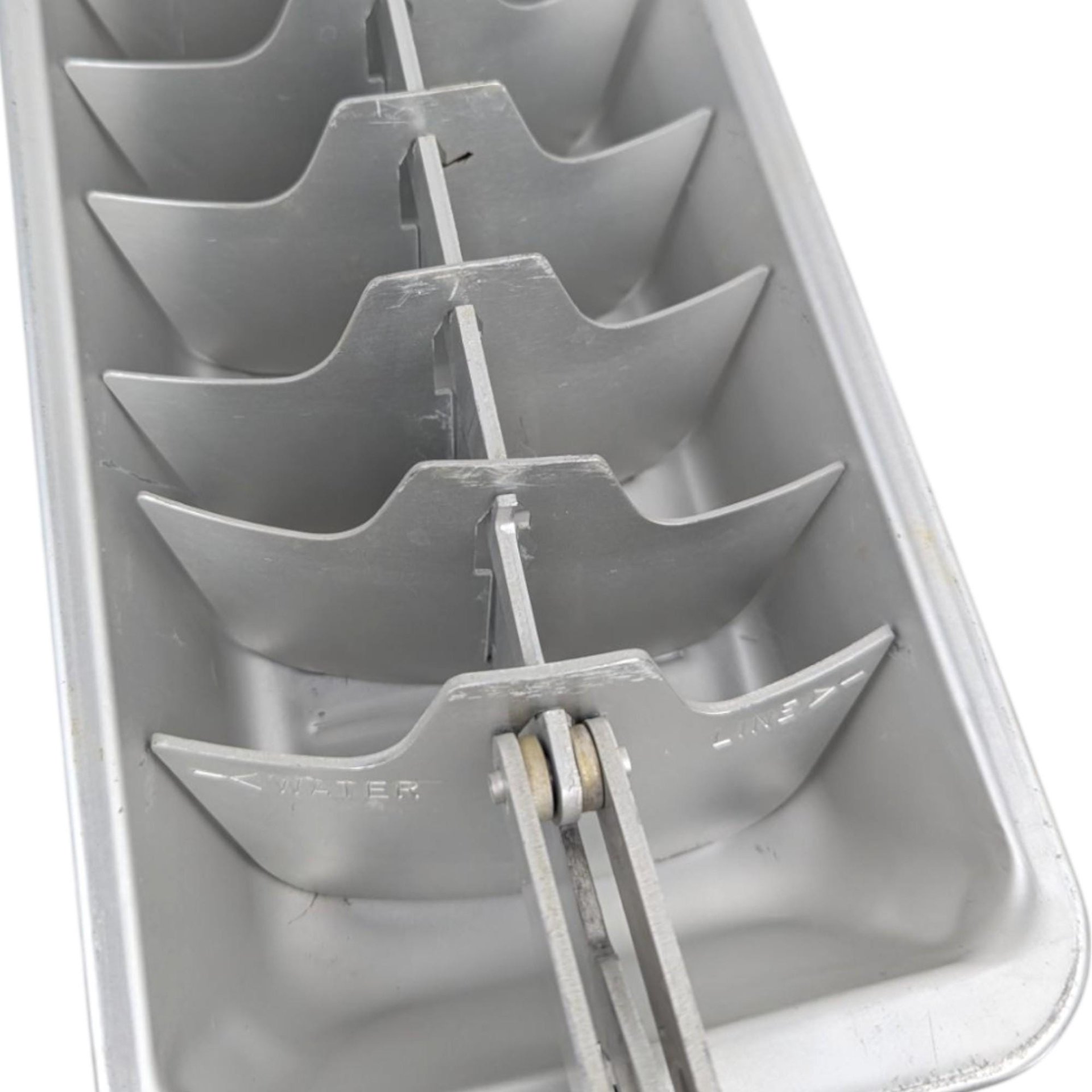 Pair of Aluminum Ice Cube Trays, Vintage Kitchenware, Functional Ice Trays, Classic Refrigerator Accessory, Gift for Home Bar Enthusiasts