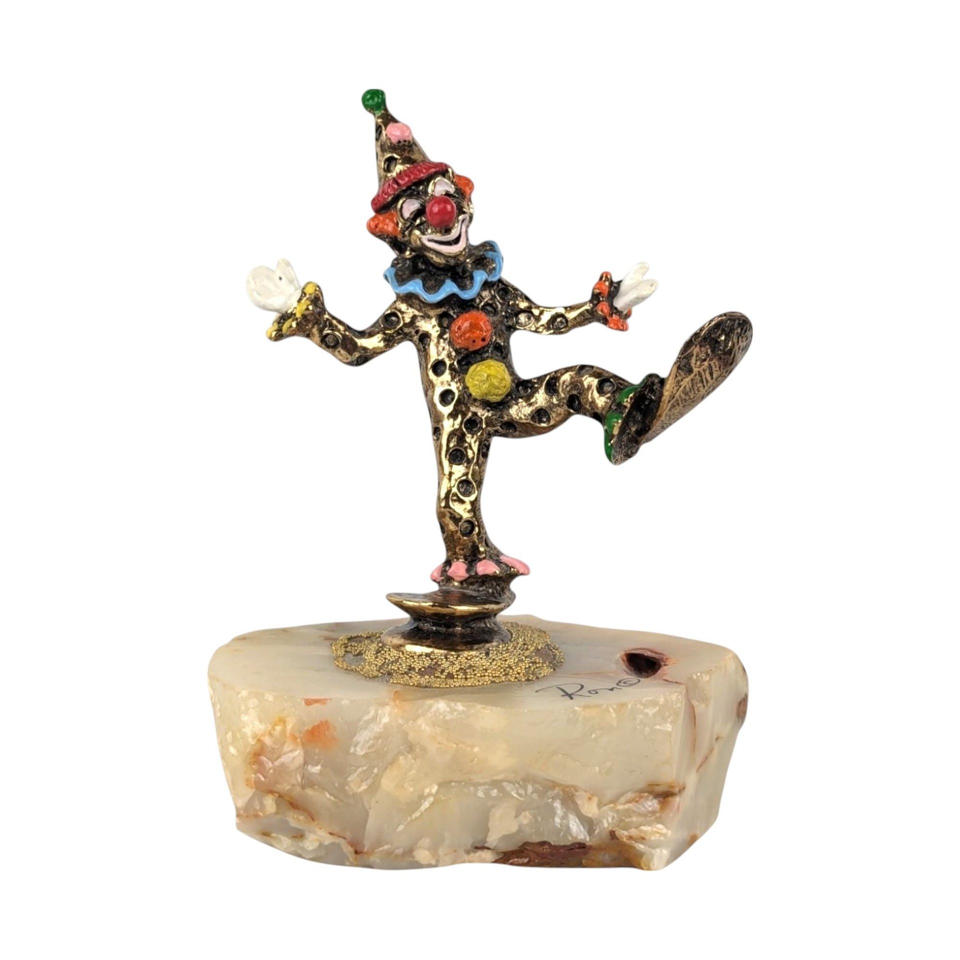 Vintage Ron Lee Metal "Dancing Pinky Clown" Figurine | Collectible Clown Figurine | Whimsical Home Decor | Unique Gift for Clown Lovers