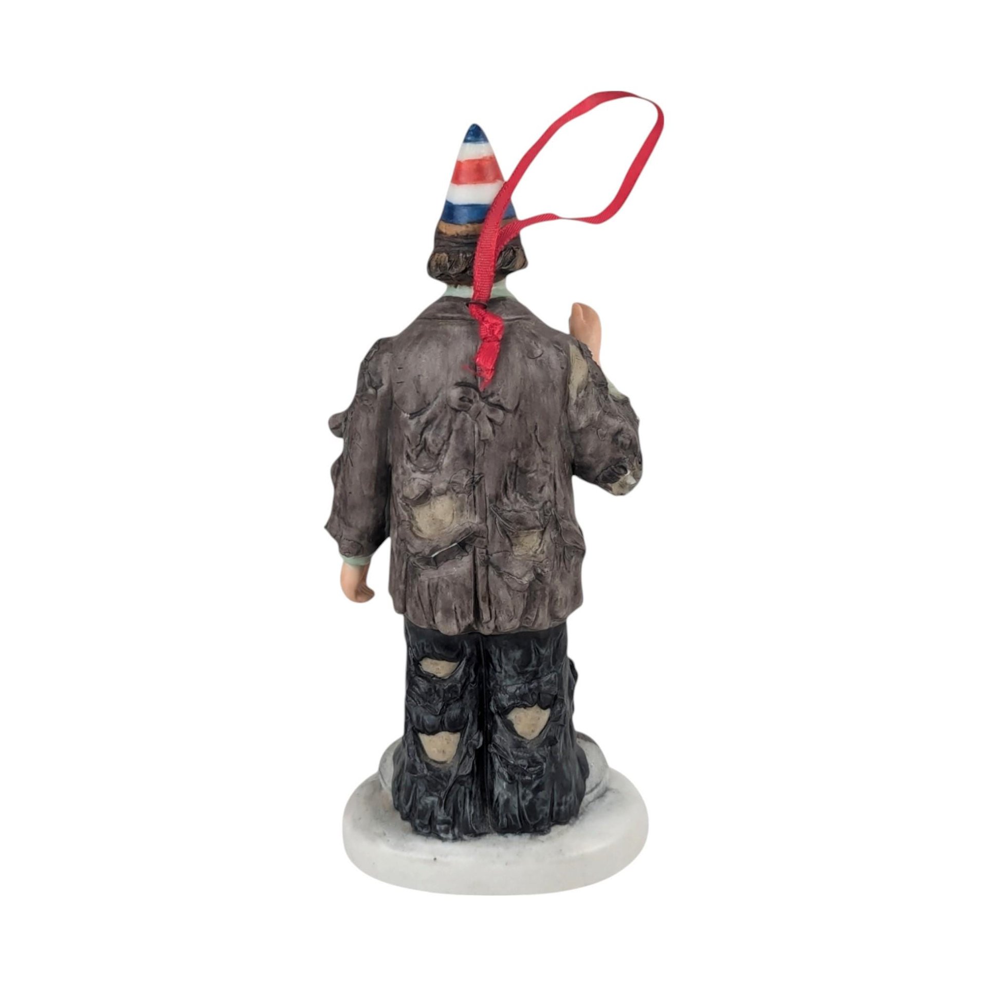 Vintage 1994 Flambro Emmett Kelly Jr. 70 Years Young Figurine, Ceramic Clown Ornament, Collectible Clown, Birthday Gift, 5.5 Inch