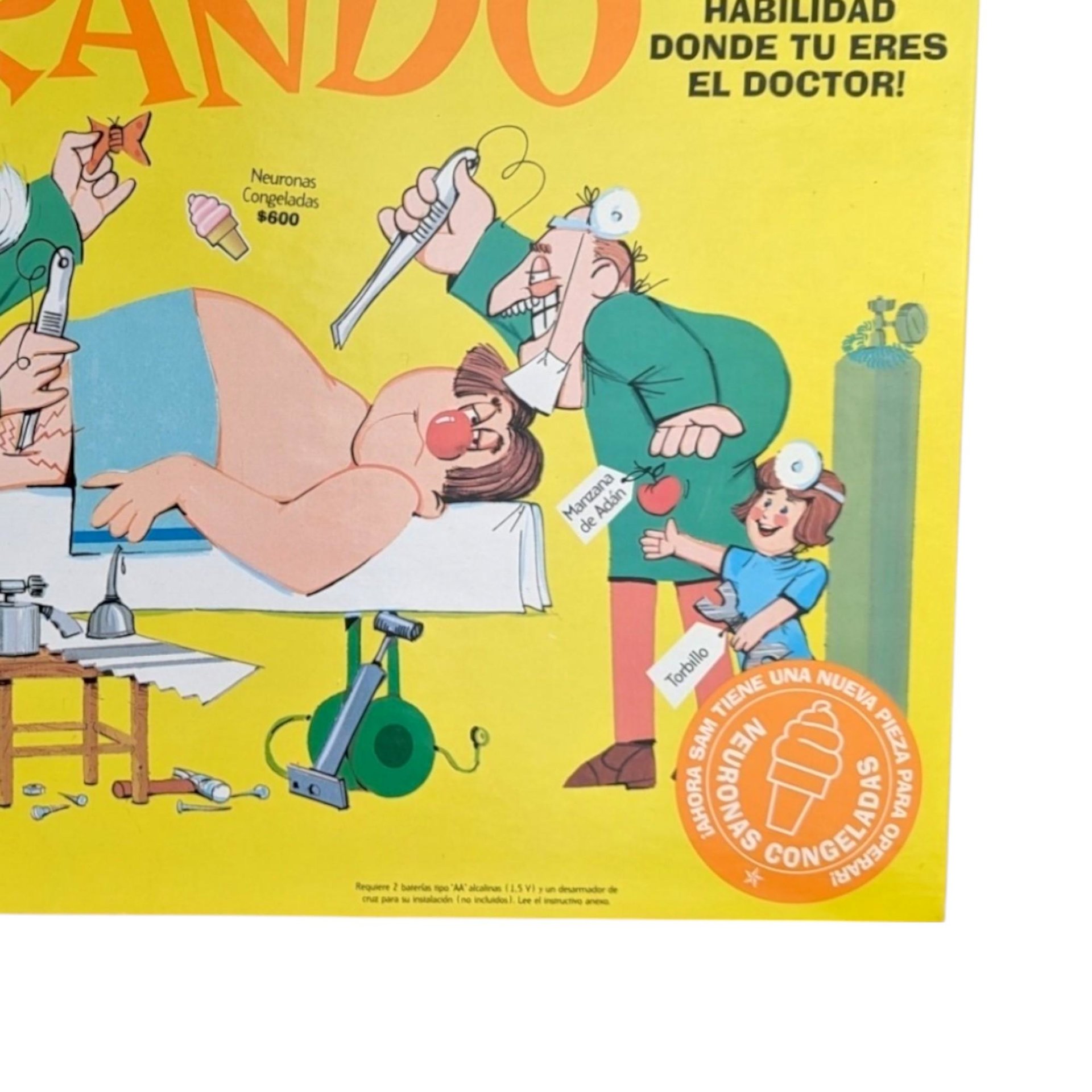 2004 Milton Bradley Operando Spanish Edition | Vintage Operation Game | Classic Board Game | Kids Game | Family Game Night