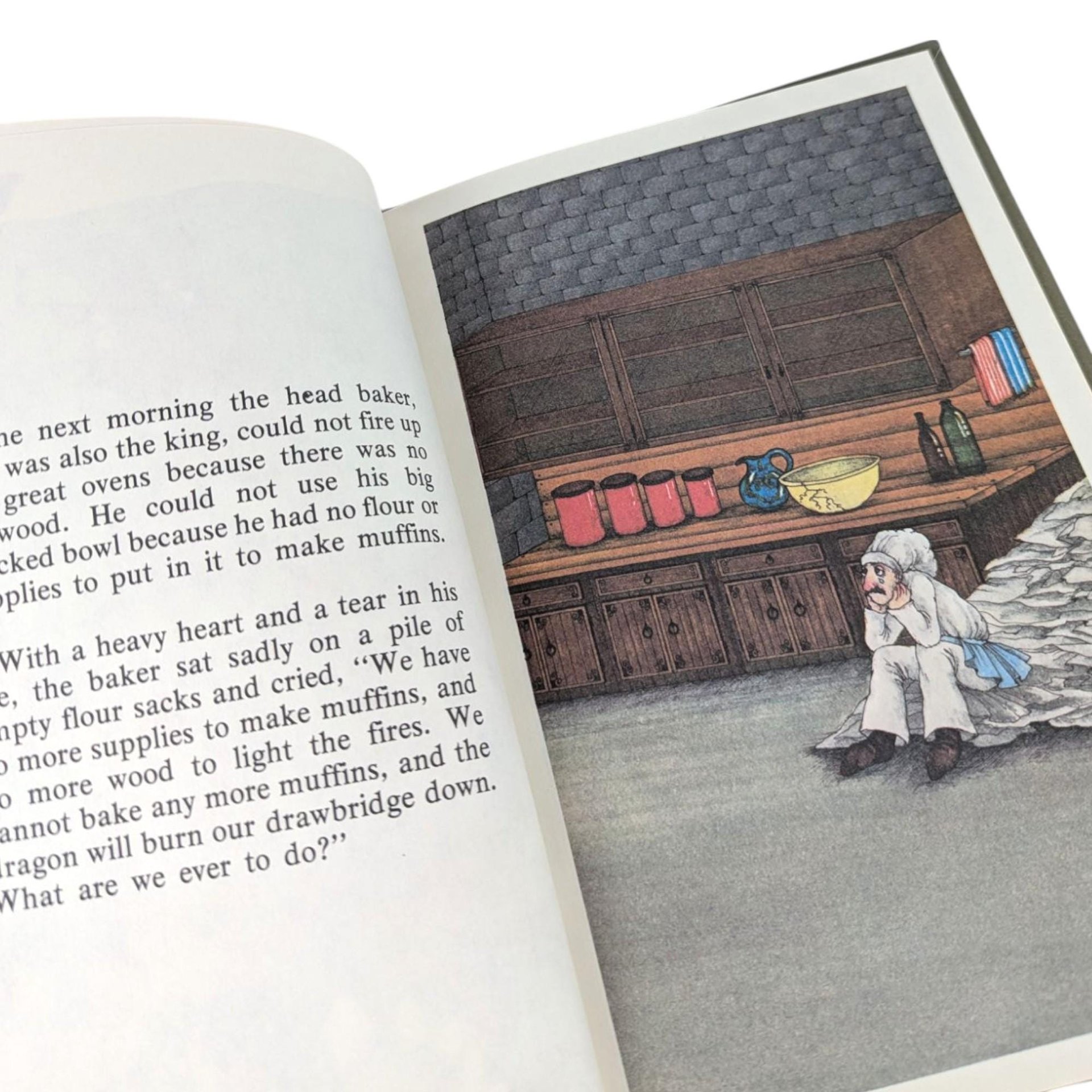 1974 The Muffin Muncher Hardcover Book, Stephen Cosgrove, Vintage Children's Book, Dragon Story, Collectible Kids Book, Illustrated Book