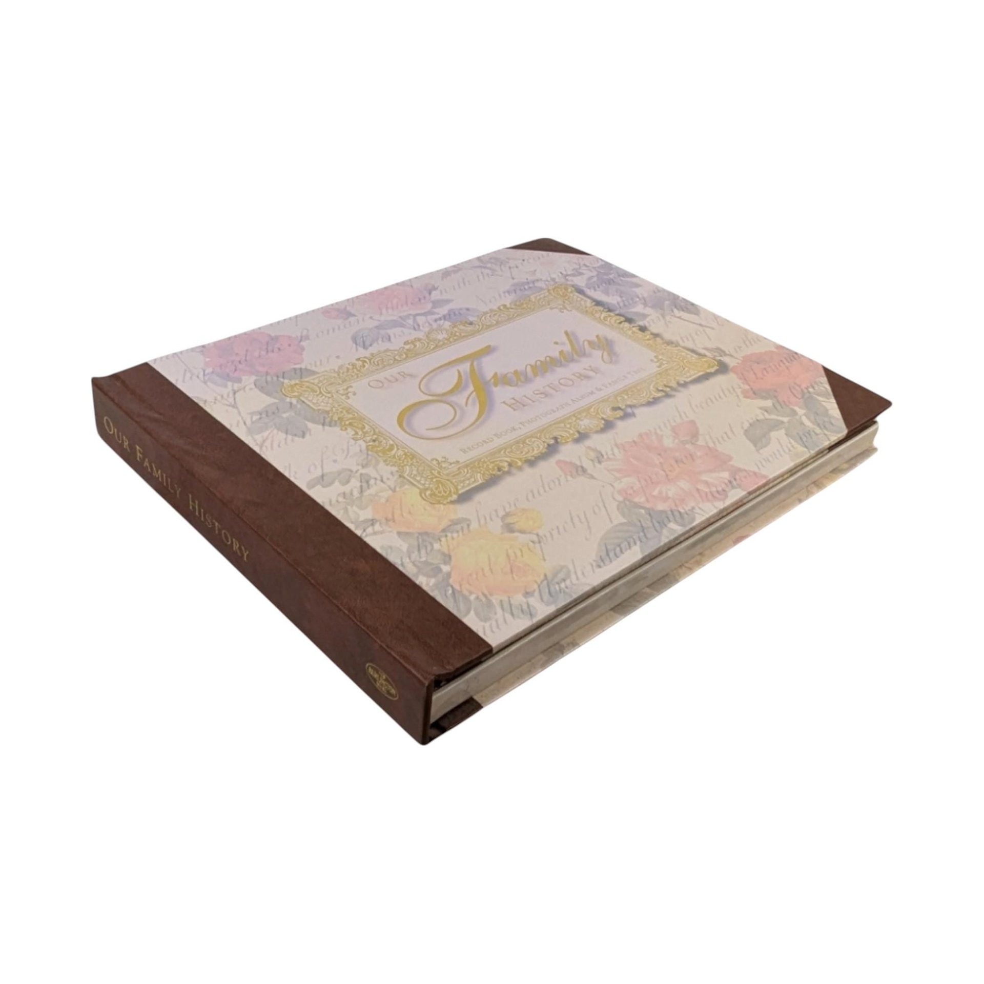 Vintage 1998 Our Family History Book - Photo Album & Genealogy Record - Gift for Family, Keepsake
