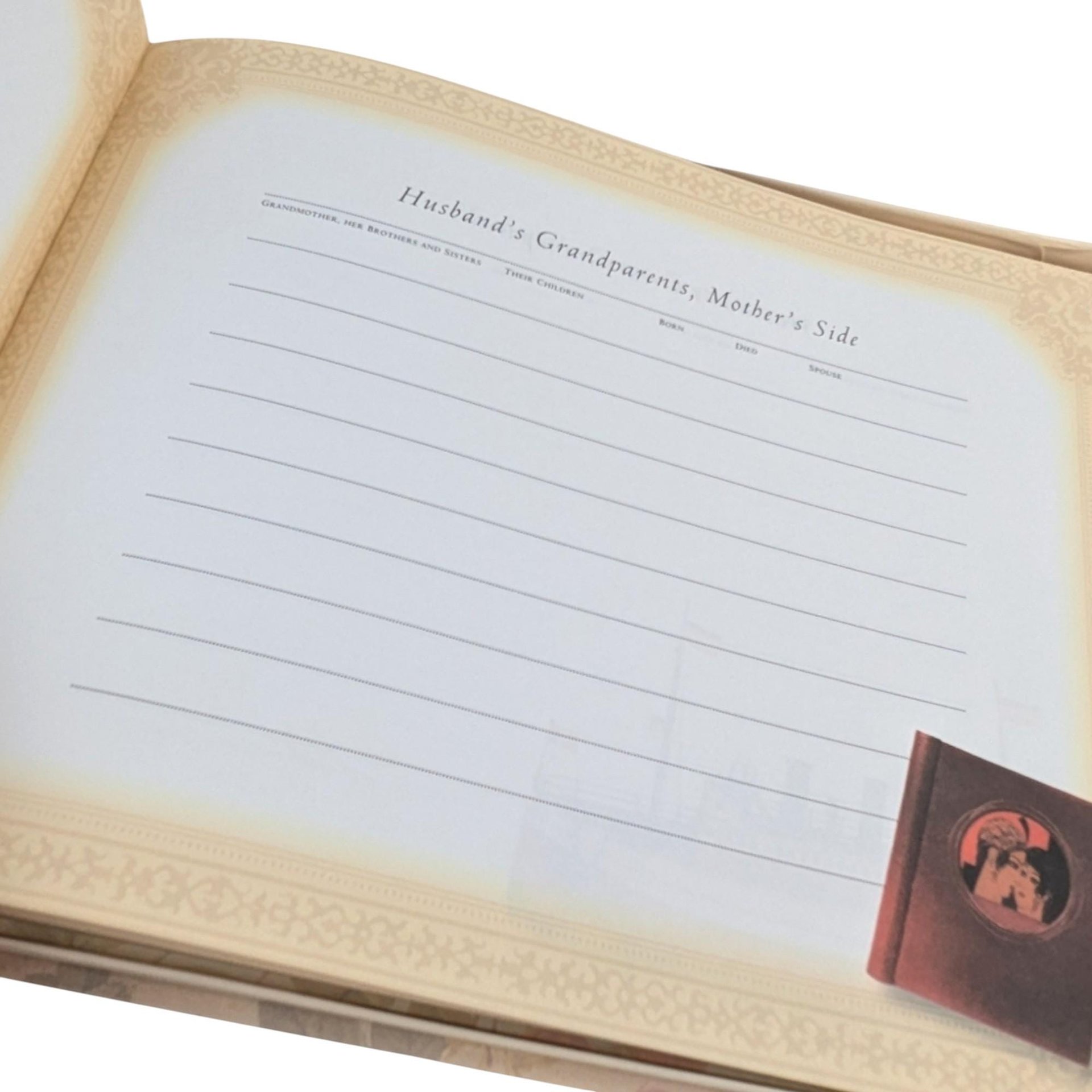 Vintage 1998 Our Family History Book - Photo Album & Genealogy Record - Gift for Family, Keepsake