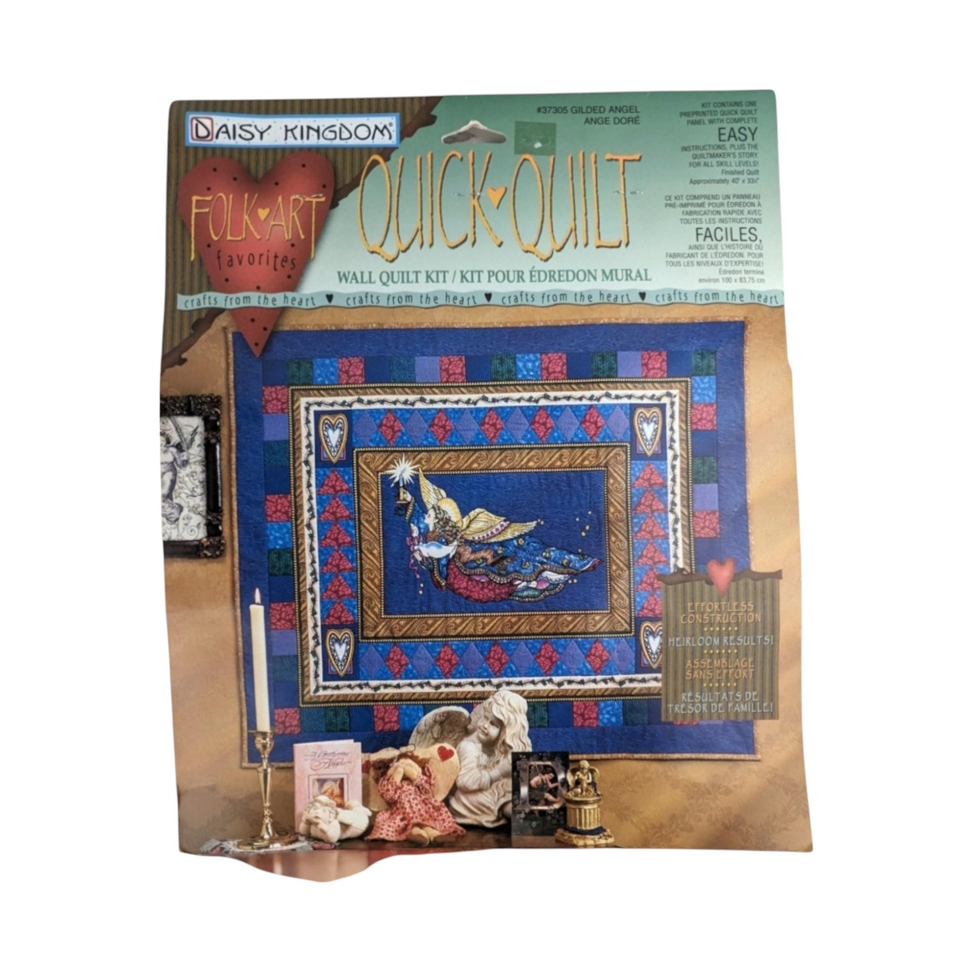 Vintage Christmas Craft Kits, 1970s-90s Needlecraft & Quilt Kits, Daisy Kingdom, Paragon, Canvas Capers, DIY Christmas Decor