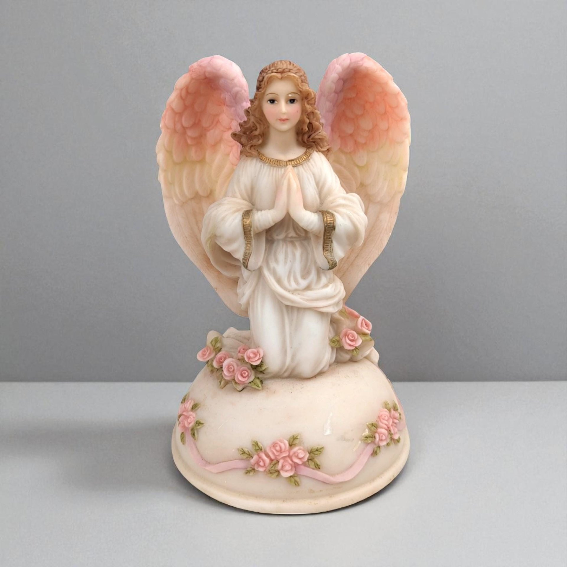 1995 Roman Seraphim Classic "The Rainbow's End" Angel Music Box, Collectible Music Box, Gift for Angel Lovers