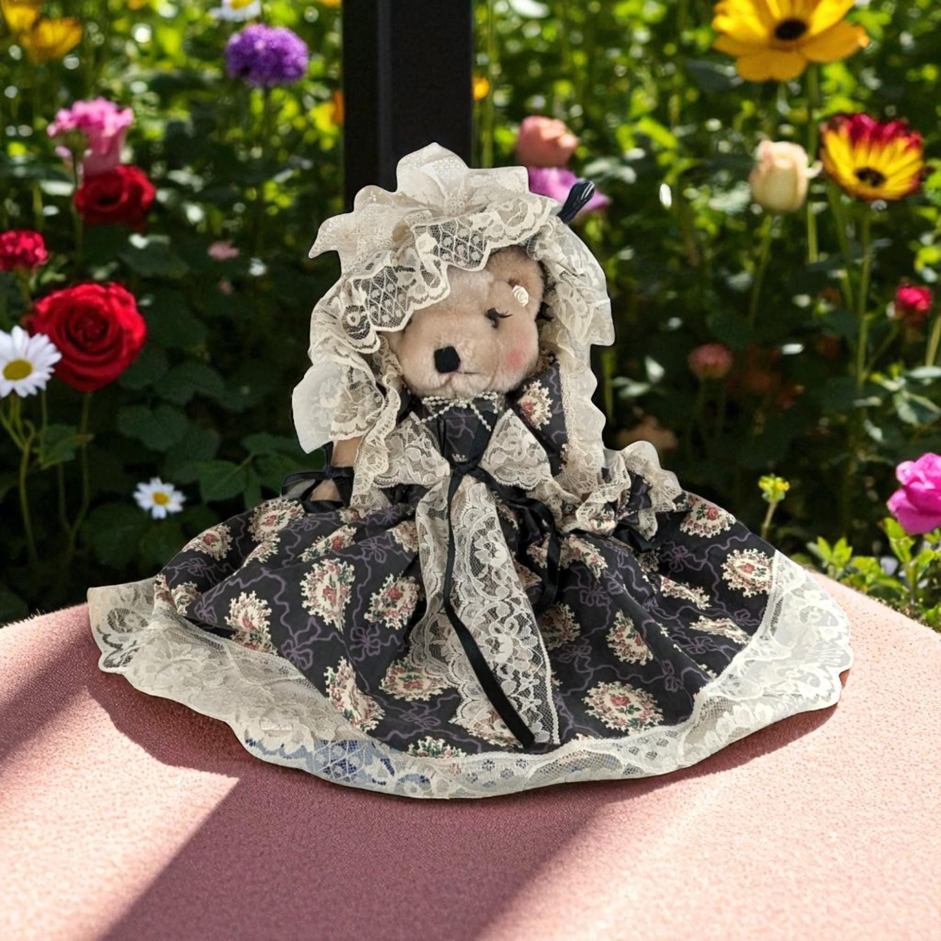1993 Beary Special Creations Sharon Elise Handcrafted Bear, Vintage Teddy Bear, Collectible Bear,  Poseable Bear, Plush Toy