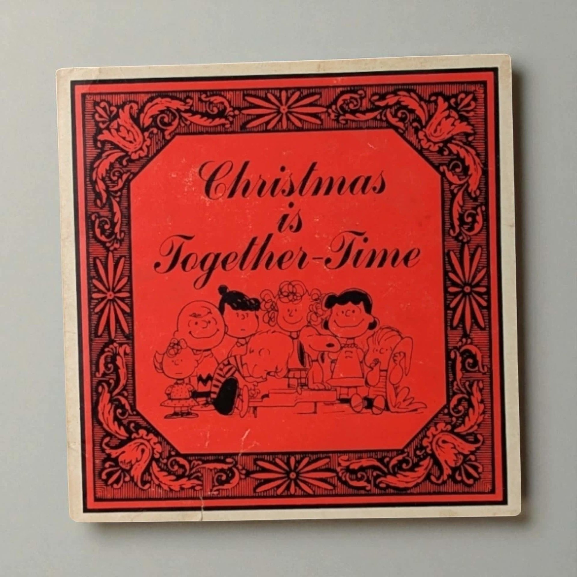 1964 Peanuts Christmas is Together Time Book, Vintage Charles Schulz Book, Collectible Peanuts Book, Holiday Gift, Nostalgic Christmas