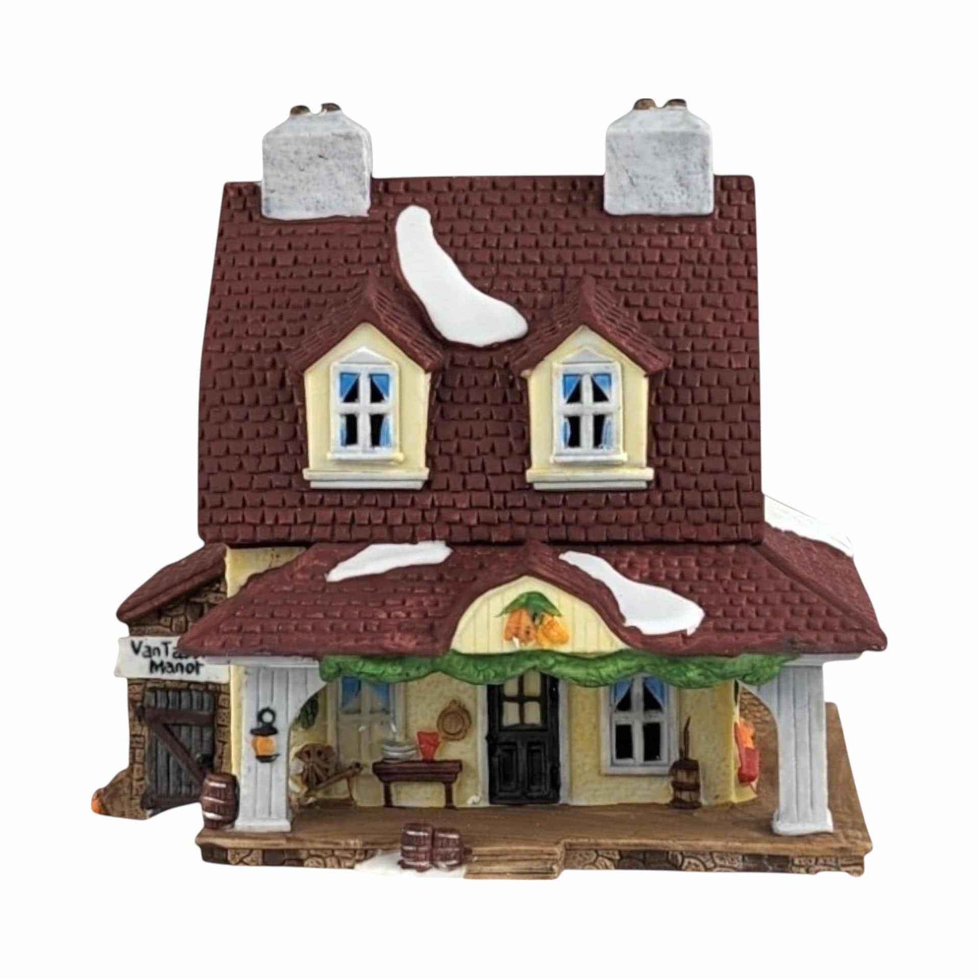Vintage Dept 56 Van Tassel Manor - Sleepy Hollow - New England Village #5954-4 - Lighted Porcelain House