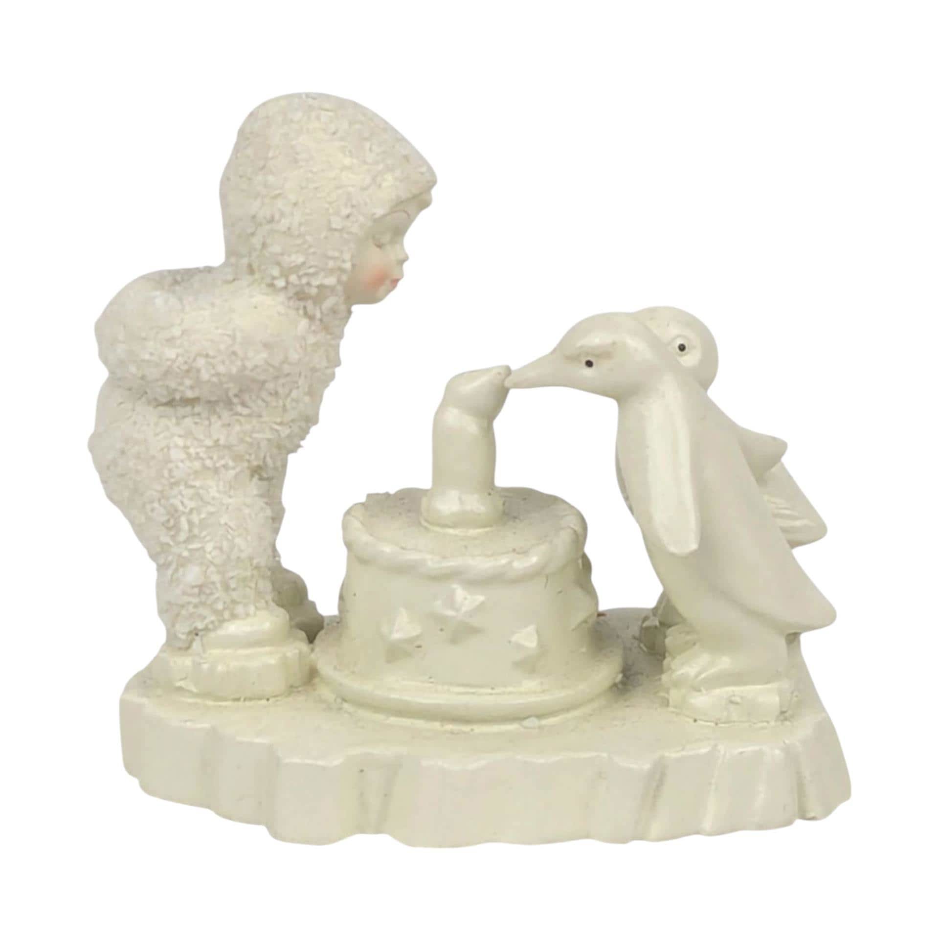 Vintage Dept 56 Snowbabies Pewter Figurine: Christmas Village Decor (With Box) - You Choose