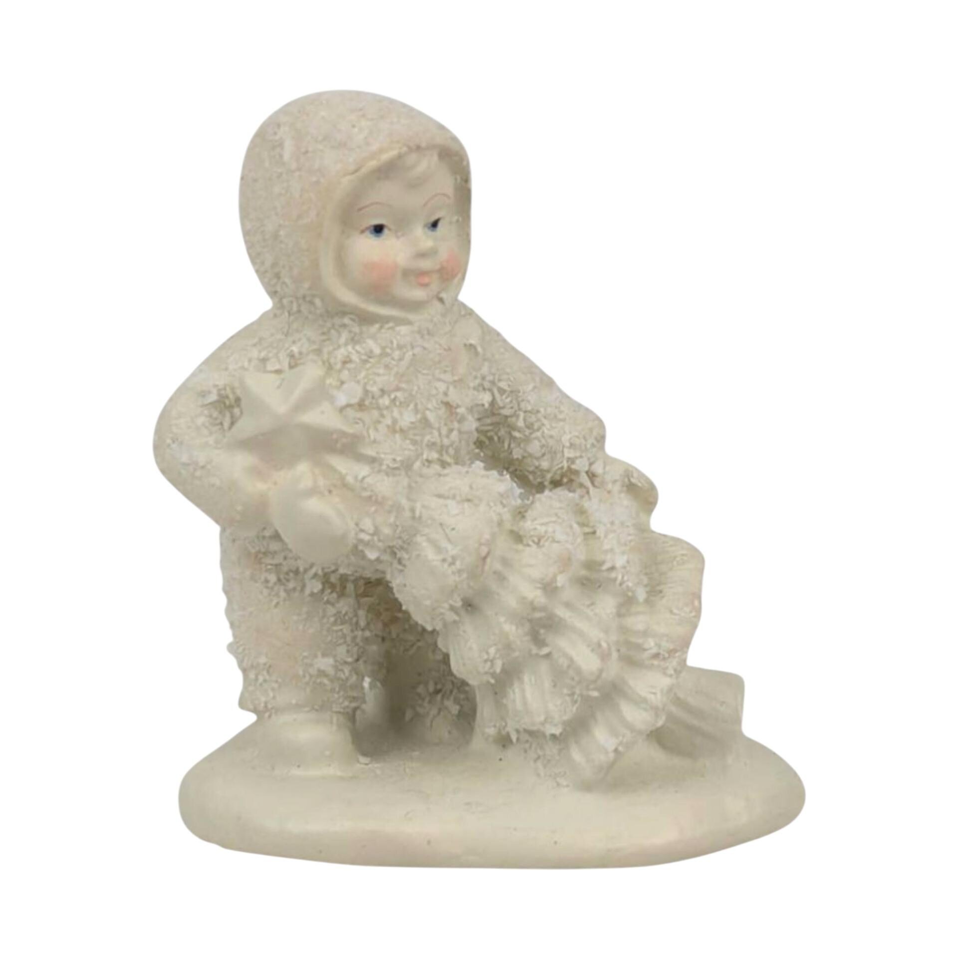 Vintage Dept 56 Snowbabies Pewter Figurine: Christmas Village Decor (With Box) - You Choose