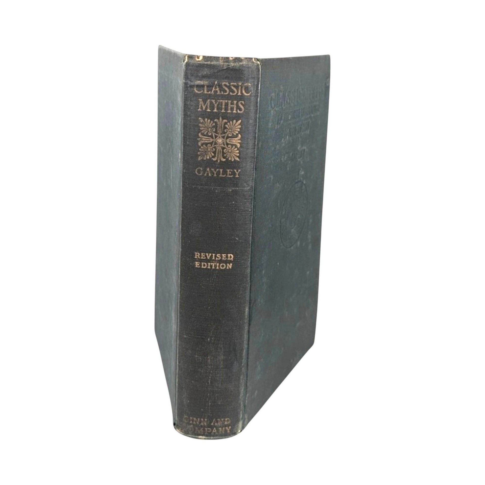 1911 Antique Mythology Textbook, Classic Myths in English Literature and Art, Charles Mills Gayley, Based on Bulfinch's Age of Fable