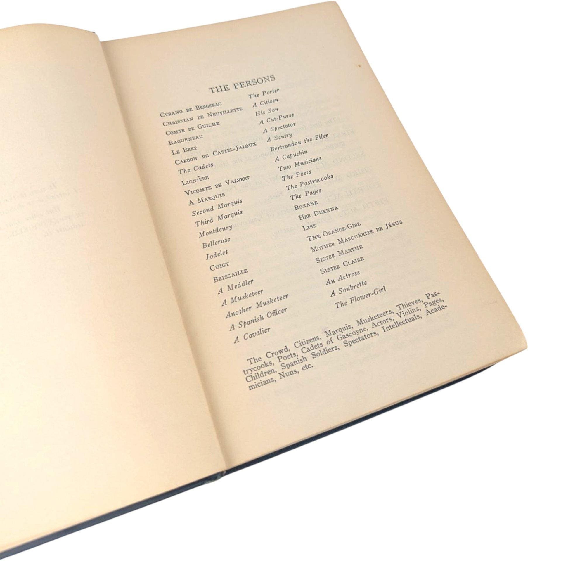 Vintage Cyrano de Bergerac Book: Brian Hooker Translation Classic French Drama