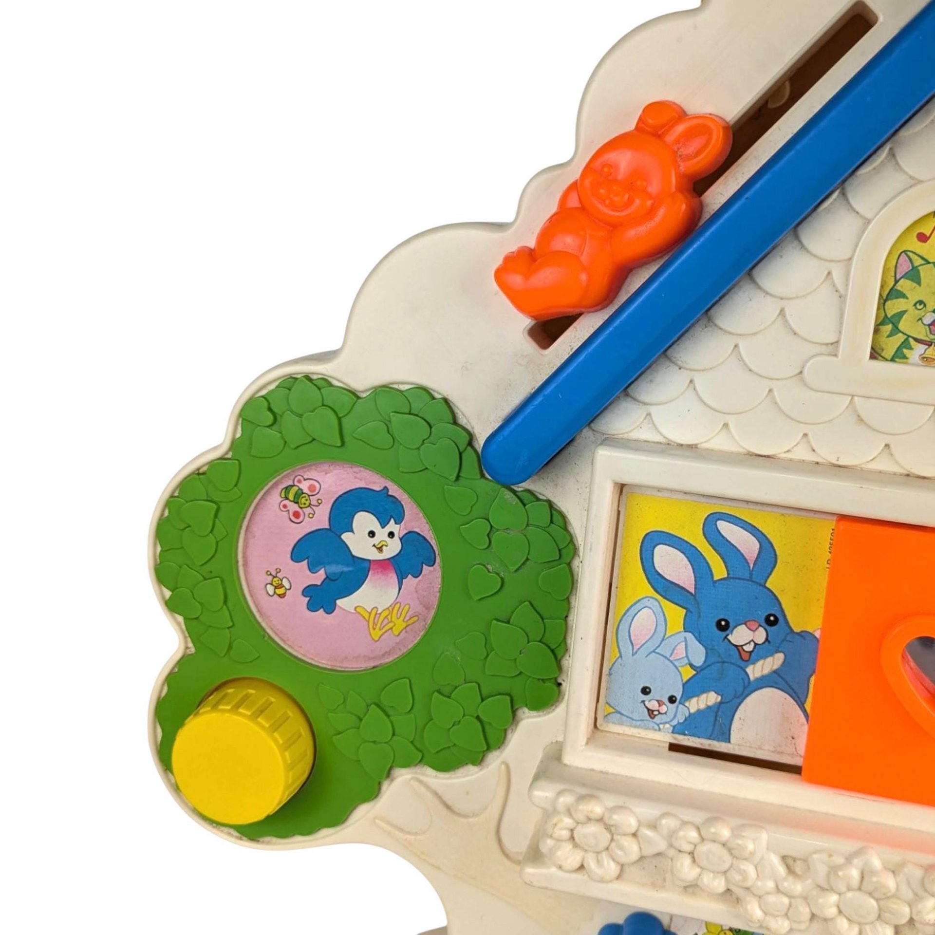 Vintage Fisher-Price Musical Activity Center Crib Toy - 1970s Nursery Decor