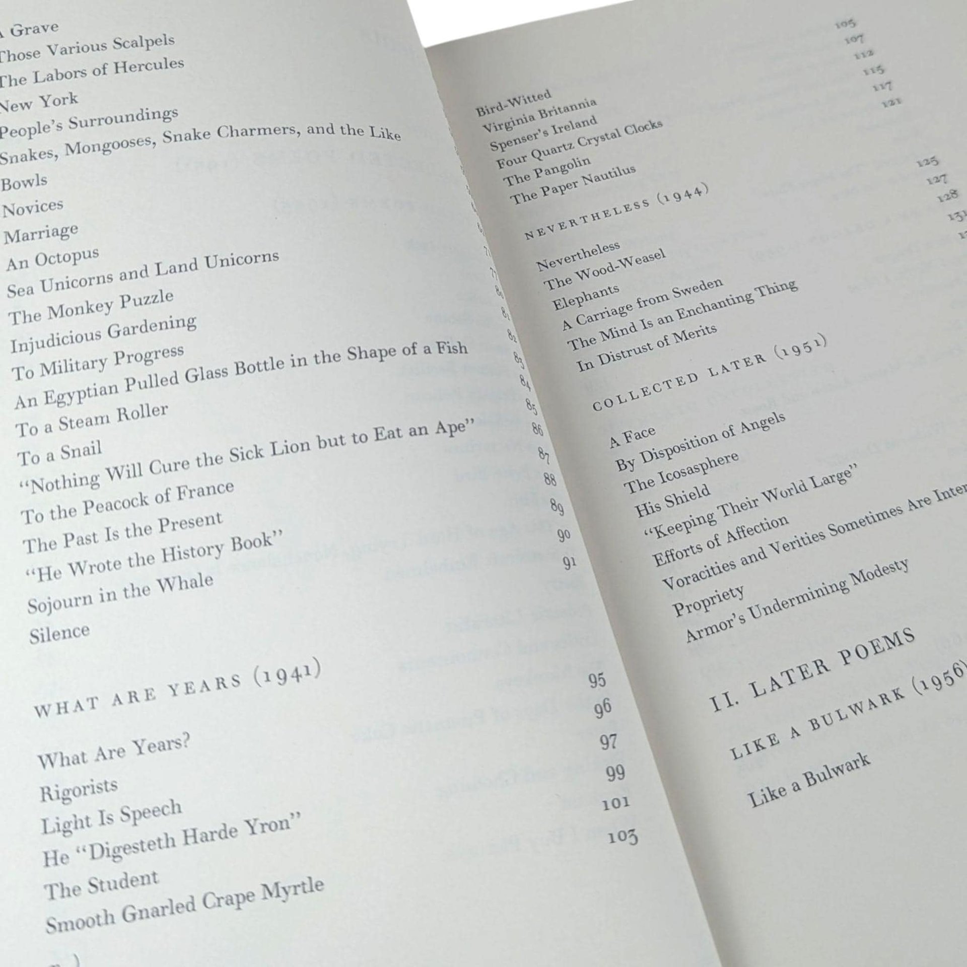 Vintage Marianne Moore: Complete Poems, 1967 Hardcover with Dust Jacket