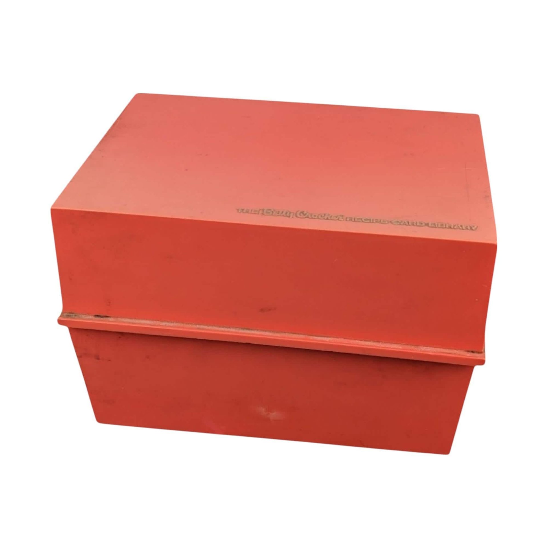 Vintage 1970s Betty Crocker Recipe Box: Retro Handwritten Recipe Collection