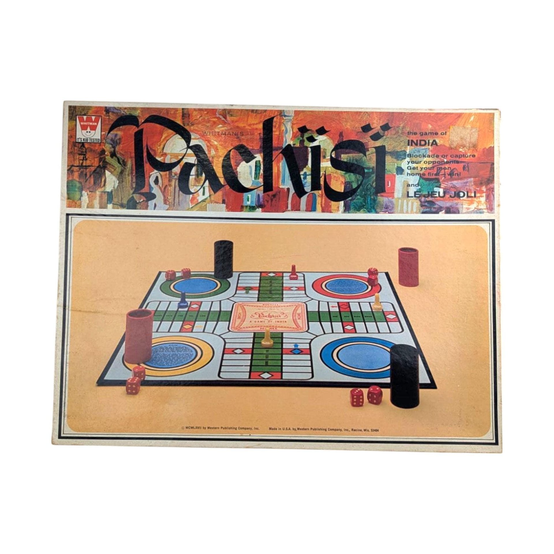 1967 Whitman Pachisi Game: Complete Classic Family Board Game