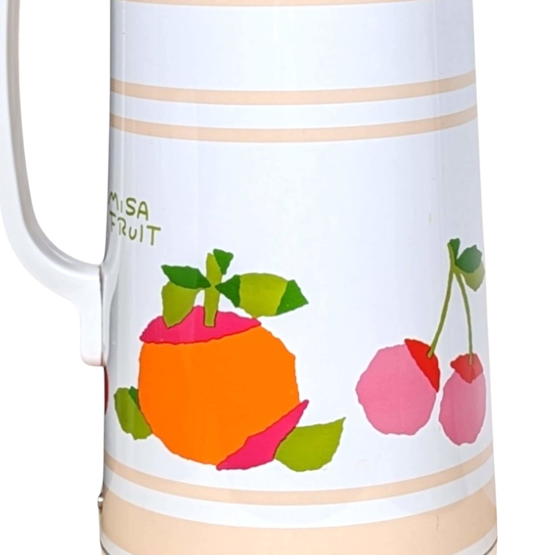 Vintage Diamond Misa Fruit Insulated Serving Pitcher, 1 Liter,  Mid-Century Modern, Made in Japan, with Original Box