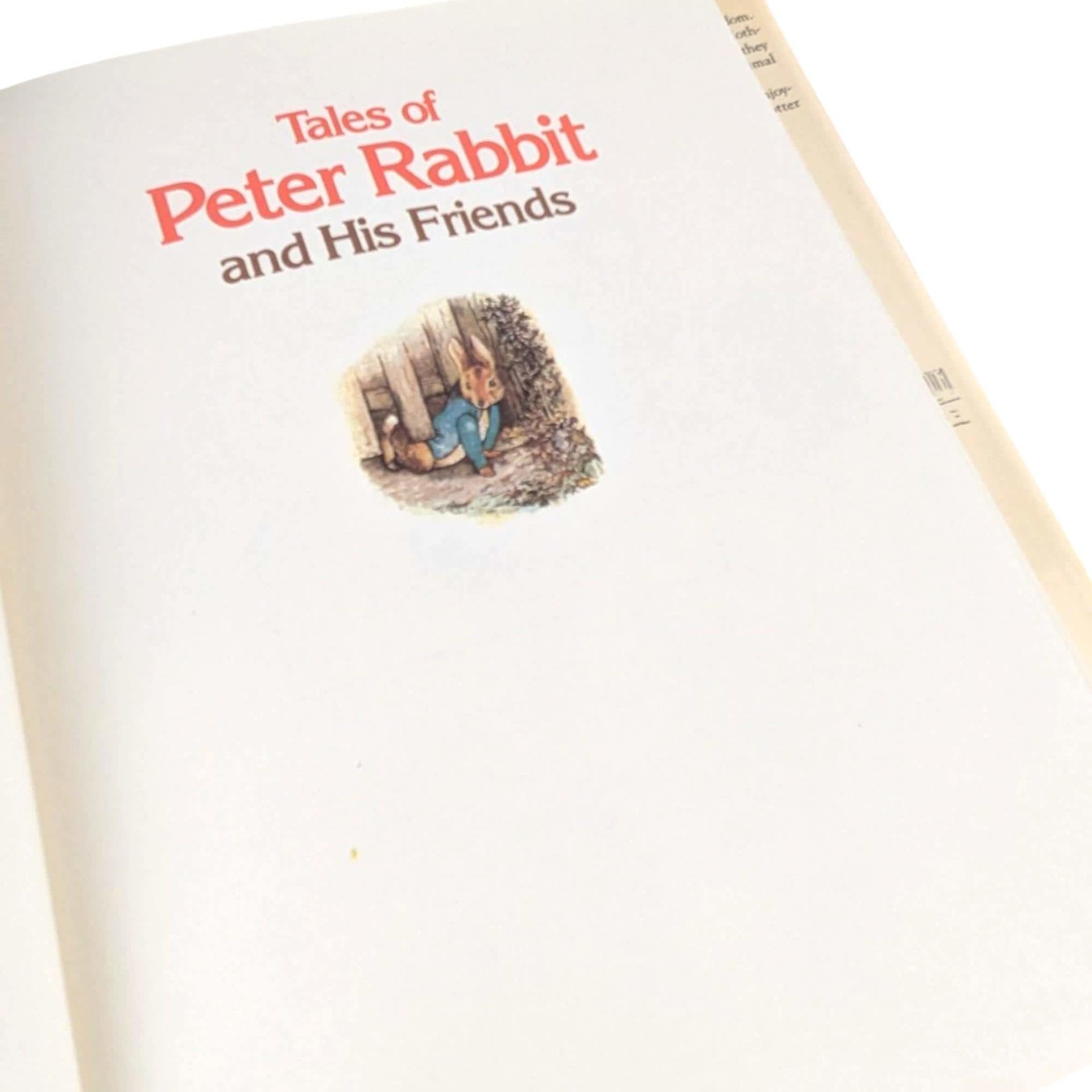 1984 Tales of Peter Rabbit and His Friends, Beatrix Potter Hardcover, Children's Literature, Classic Storybook, Gift for Kids
