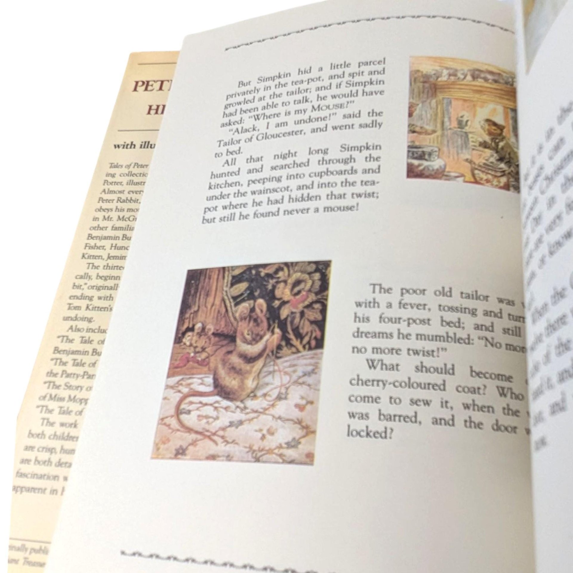 1984 Tales of Peter Rabbit and His Friends, Beatrix Potter Hardcover, Children's Literature, Classic Storybook, Gift for Kids