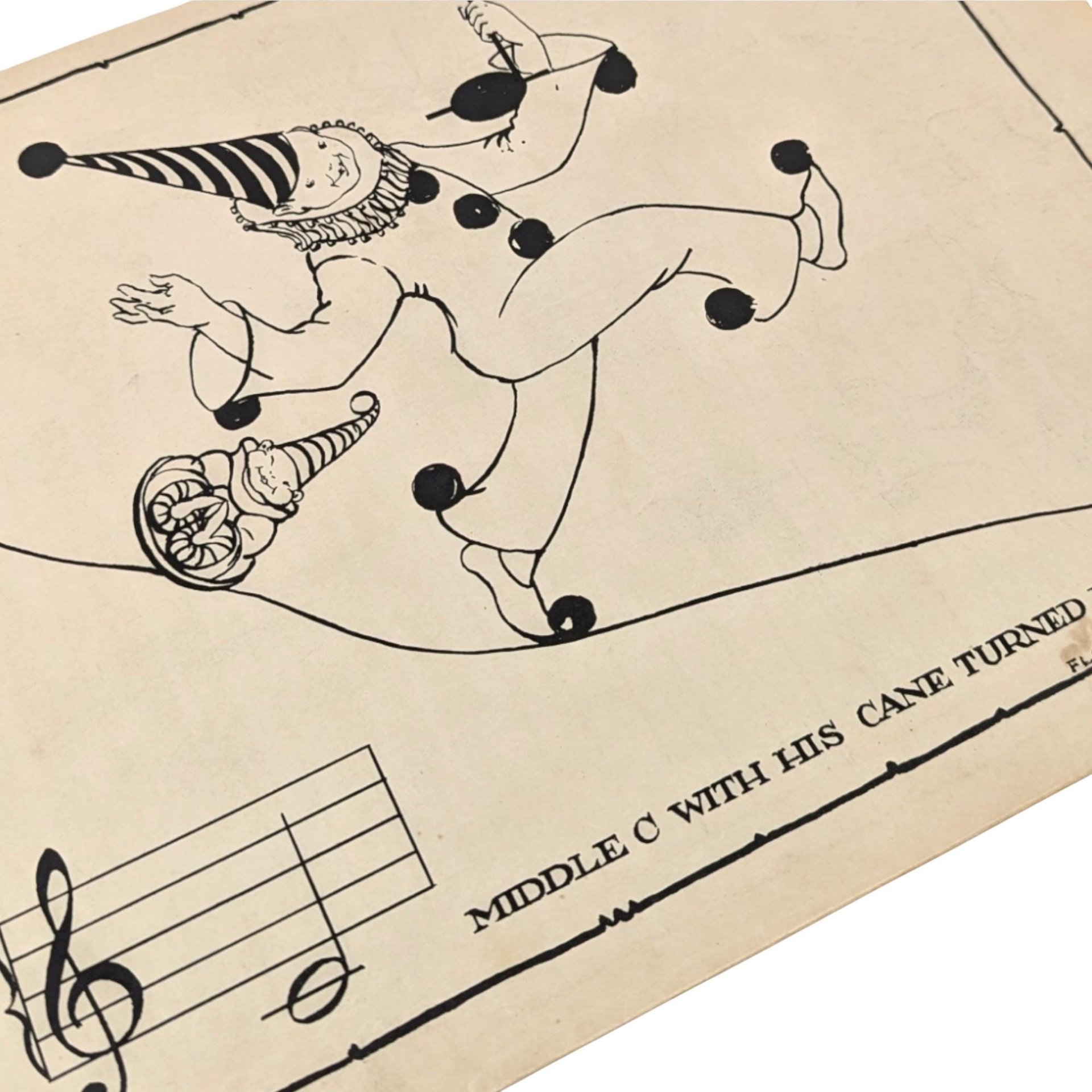 1935 Robyn Rote-Cards, Vintage Music Education Book, Louise Robyn, Teaching Musical Notation, Softcover, Collectible Music Book